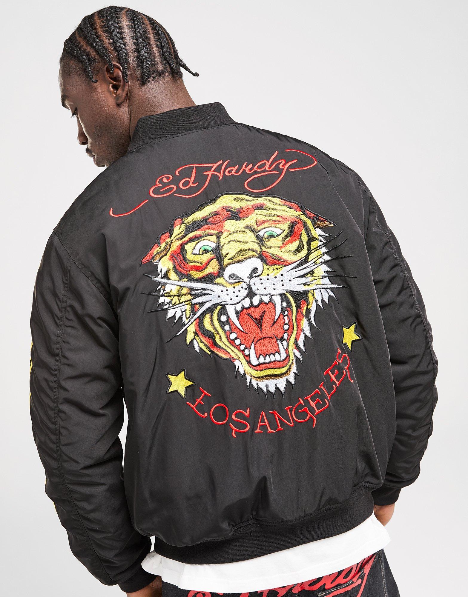 Ed Hardy LA Tiger Bomber Jacket