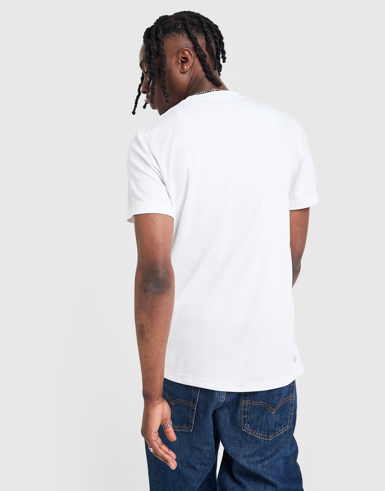 Lacoste Vertical Colour Block Wordmark T-Shirt