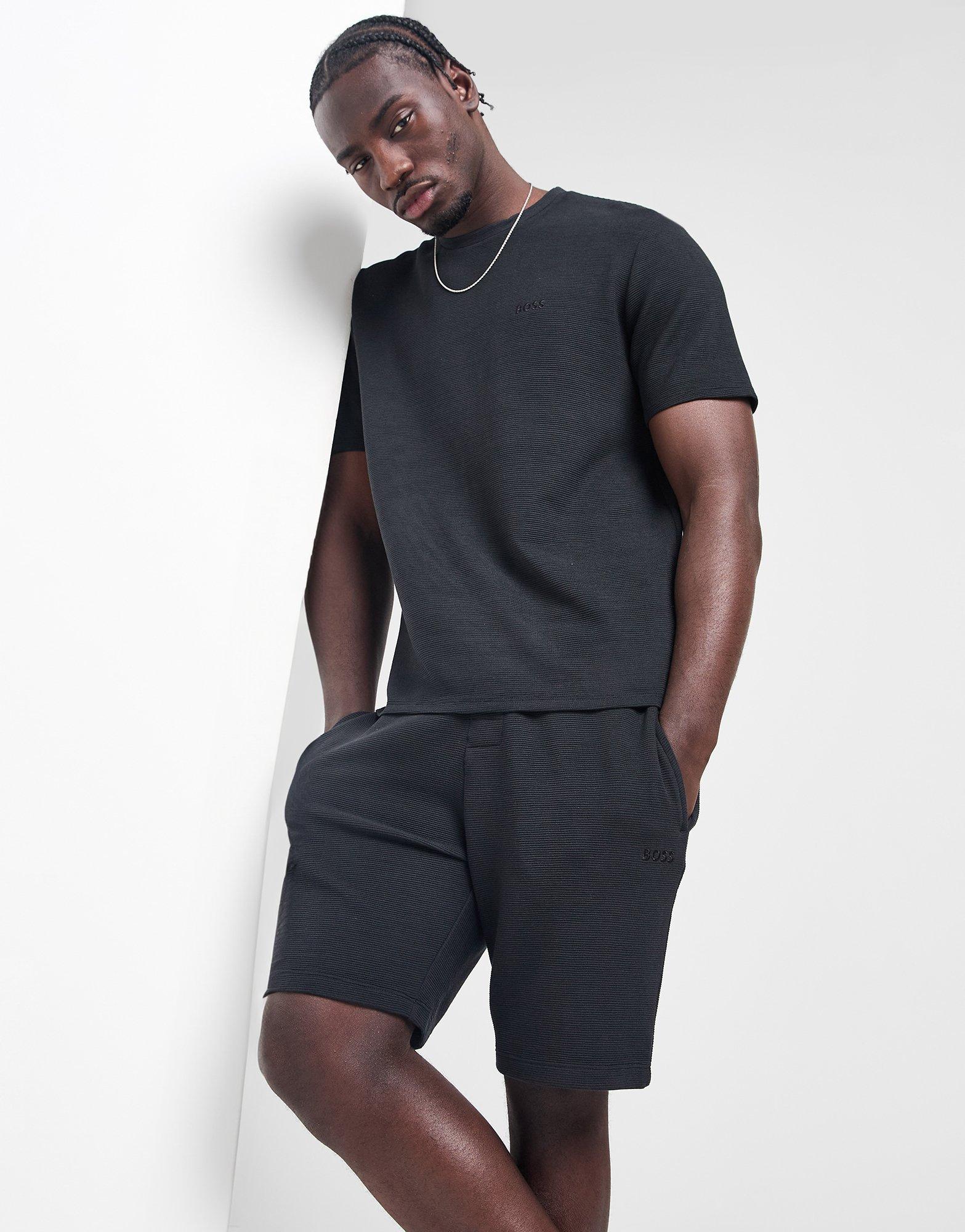 BOSS Ottoman Ribbed Shorts