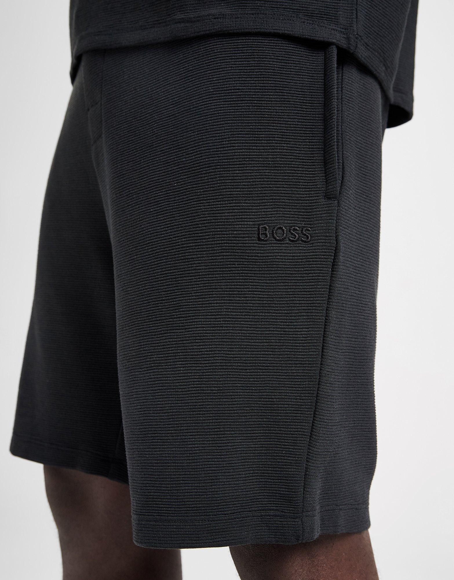 BOSS Ottoman Ribbed Shorts