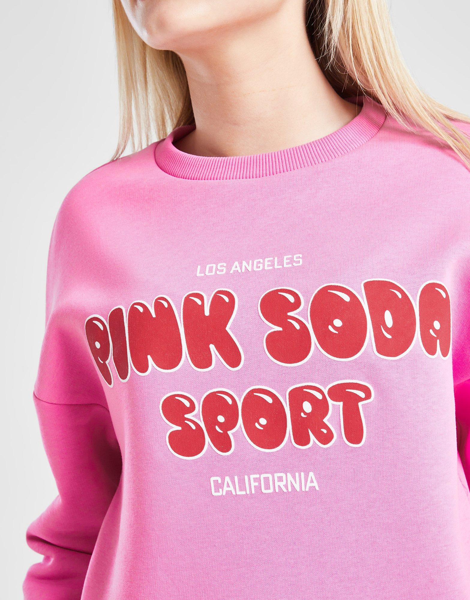 Pink Soda Sport Girls\' Ripple Crew Sweatshirt Junior
