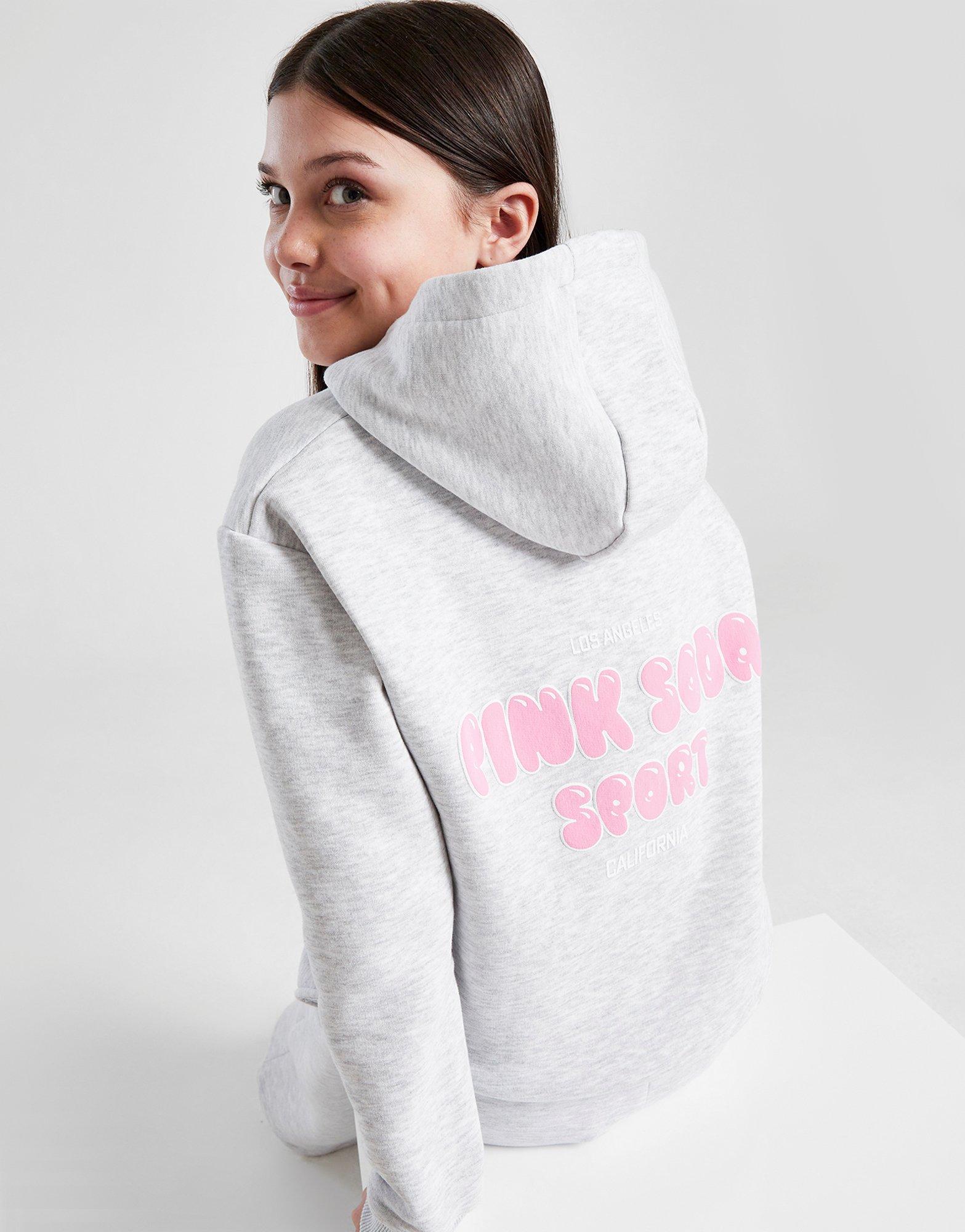 Pink Soda Sport Girls\' Ripple Overhead Hoodie Junior