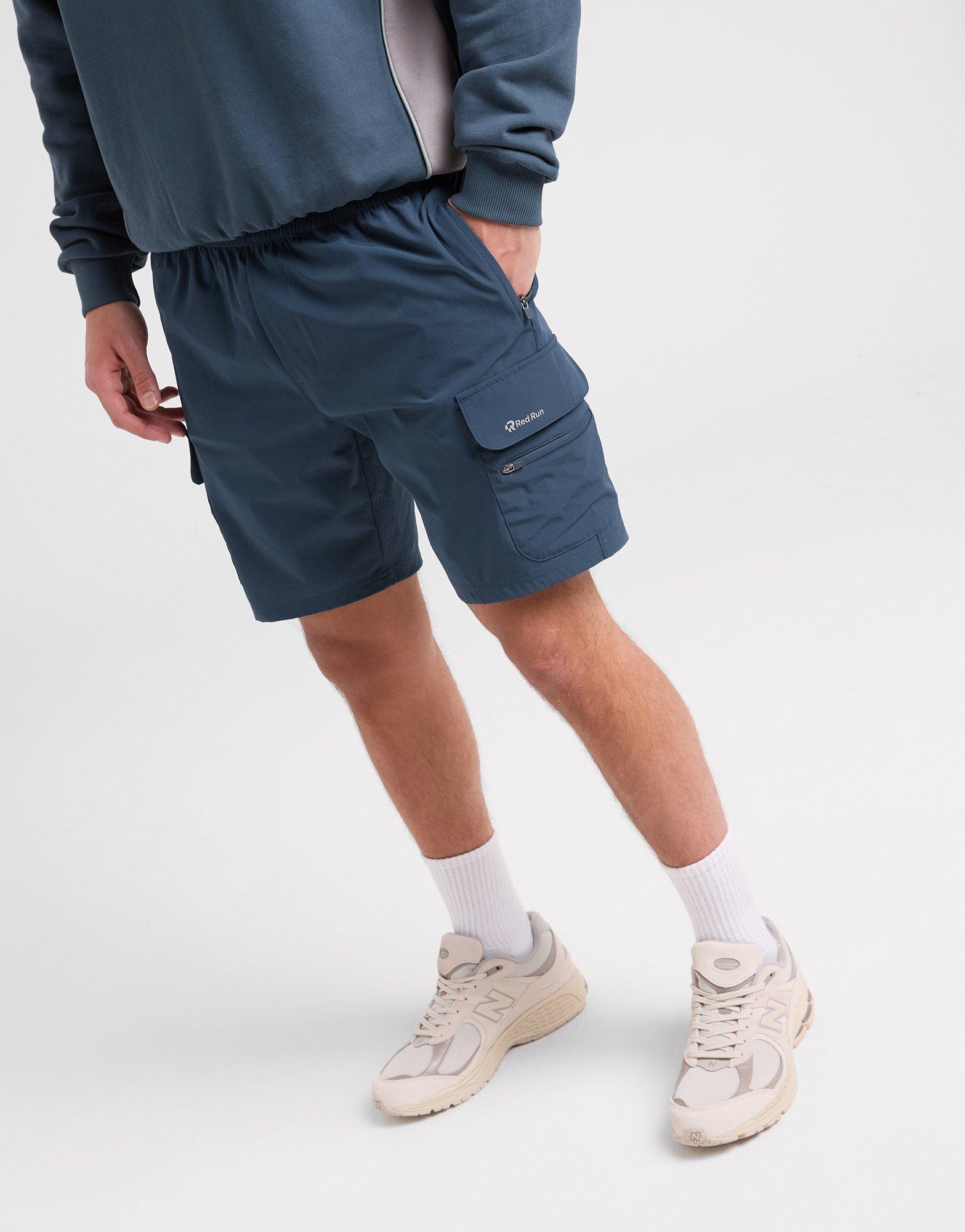Red Run Activewear Cargo Shorts