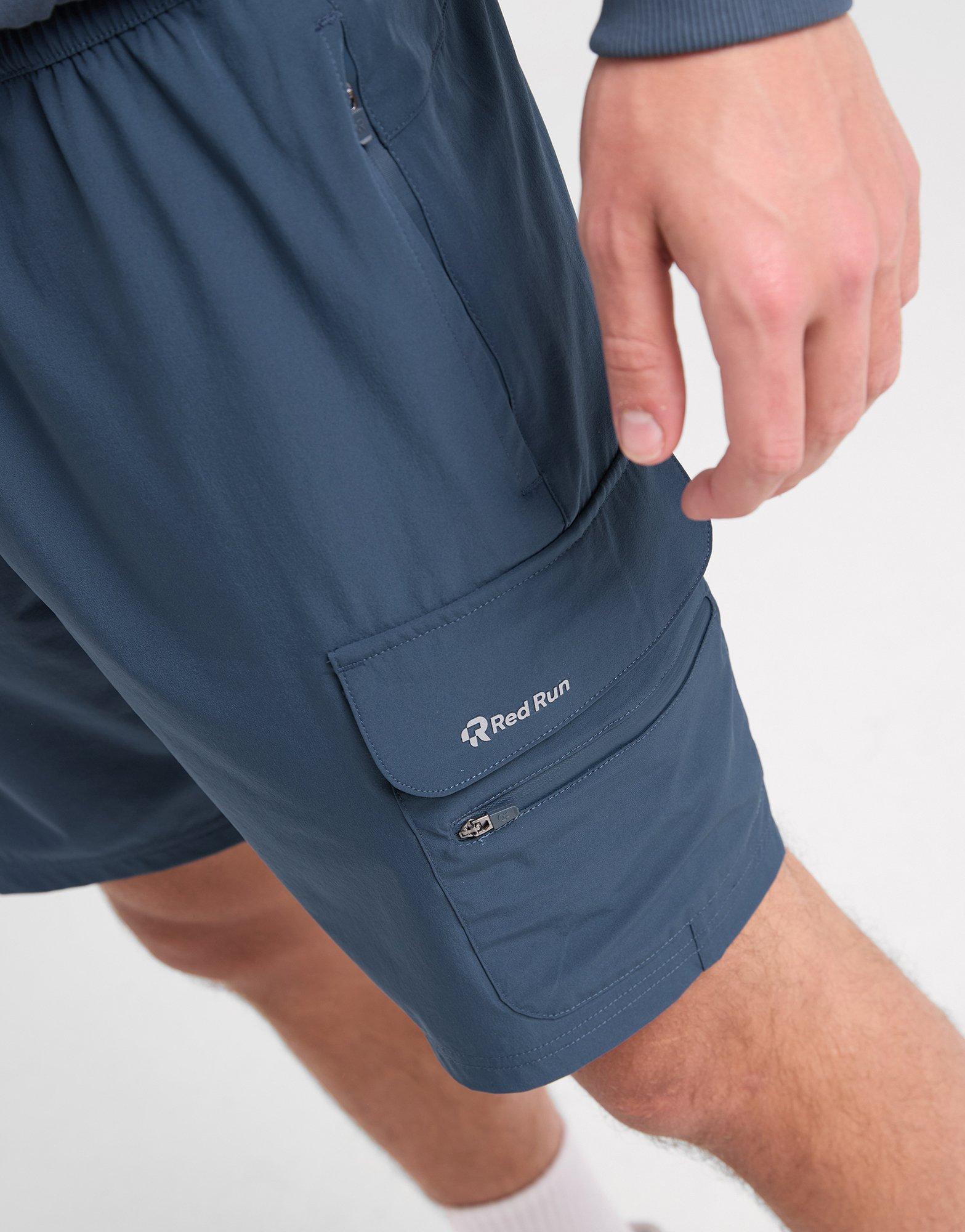 Red Run Activewear Cargo Shorts