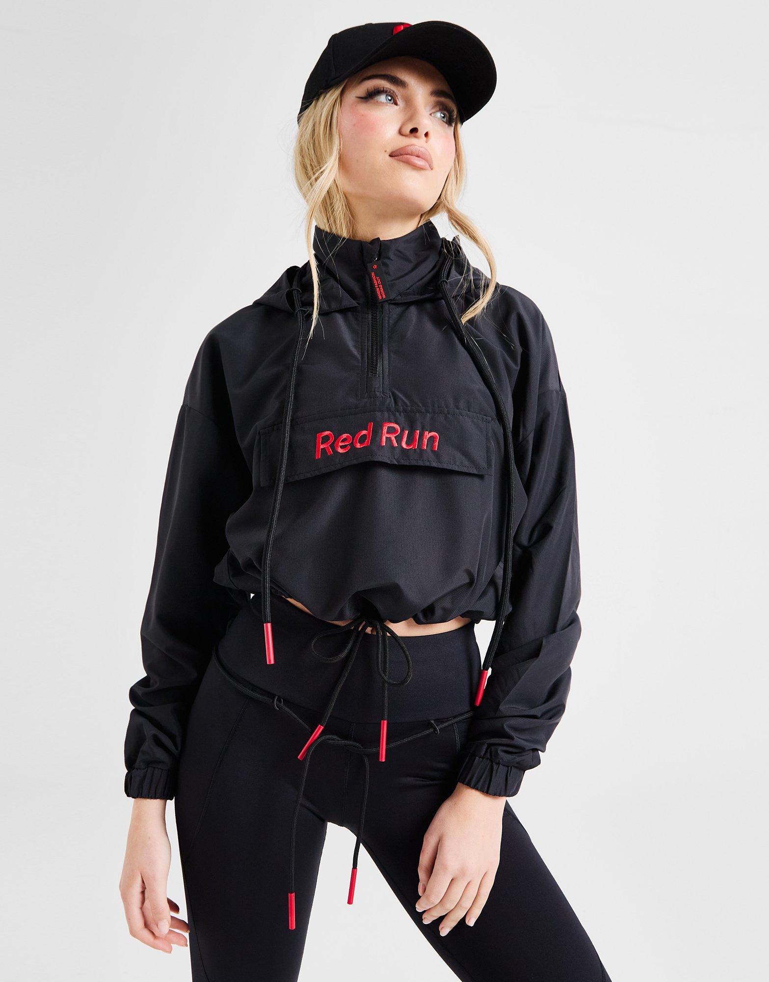 Red Run Activewear Inky Cropped Windbreaker