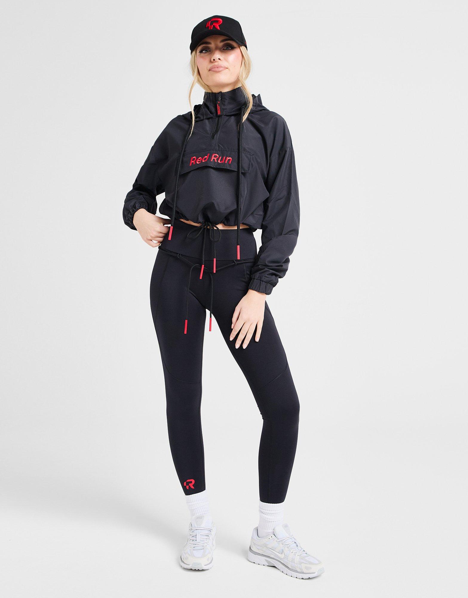 Red Run Activewear Inky Cropped Windbreaker