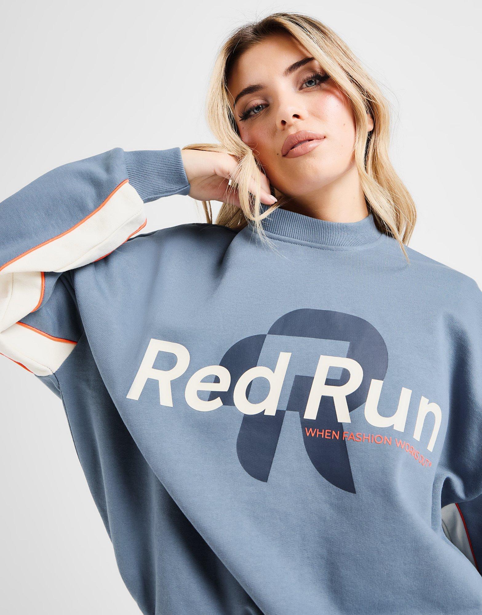 Red Run Activewear Muse Oversized Crew Sweatshirt