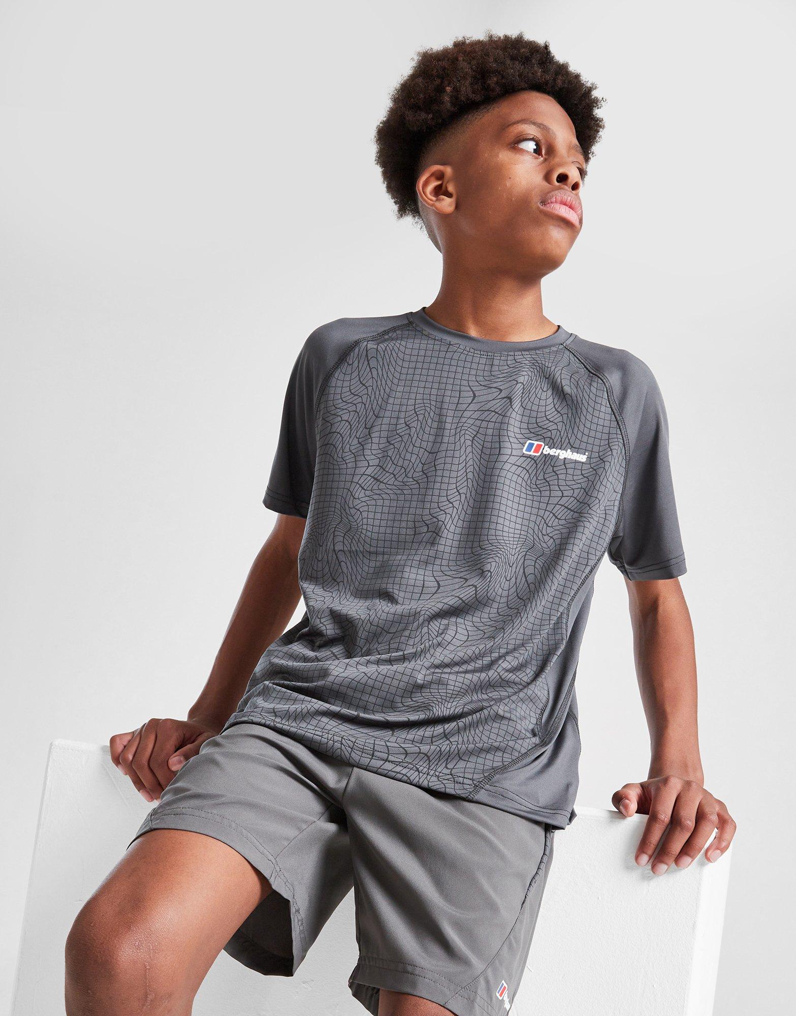 Berghaus All Over Print Grid T-Shirt Kinder