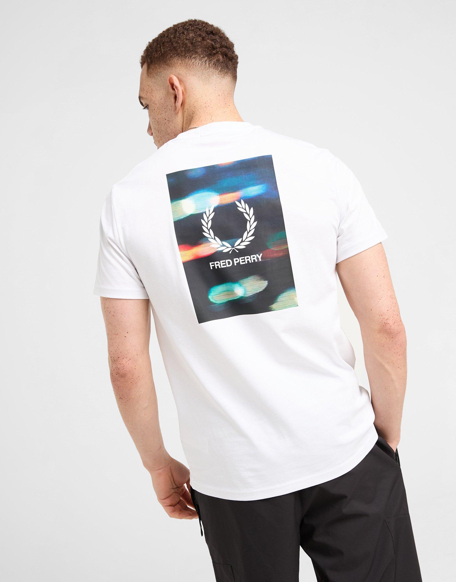 Fred Perry Back Blur Graphic T-Shirt