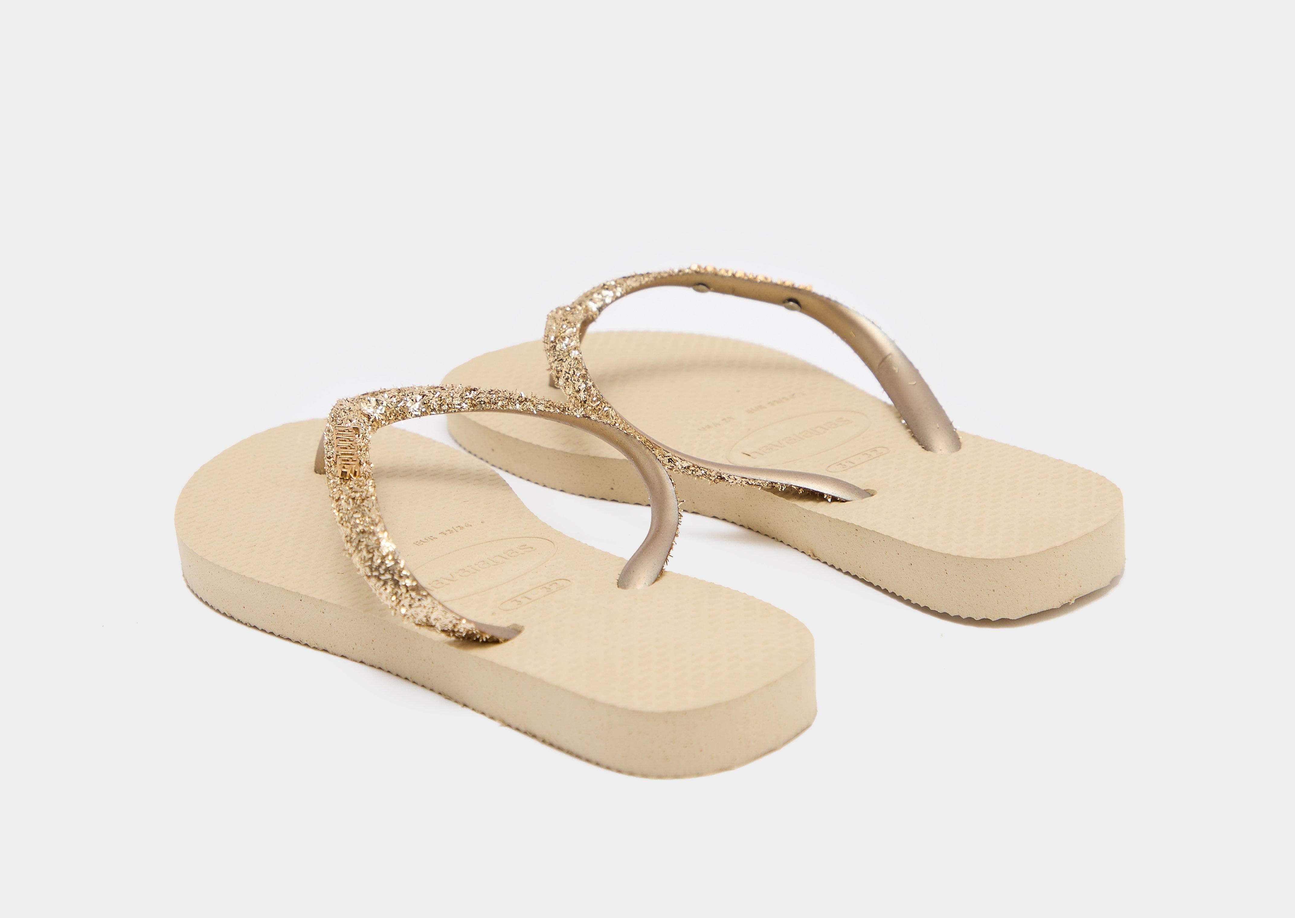 Havaianas Slim Glitter Flim Flops Children Havaianas Slim Glitter Flim Flops Children