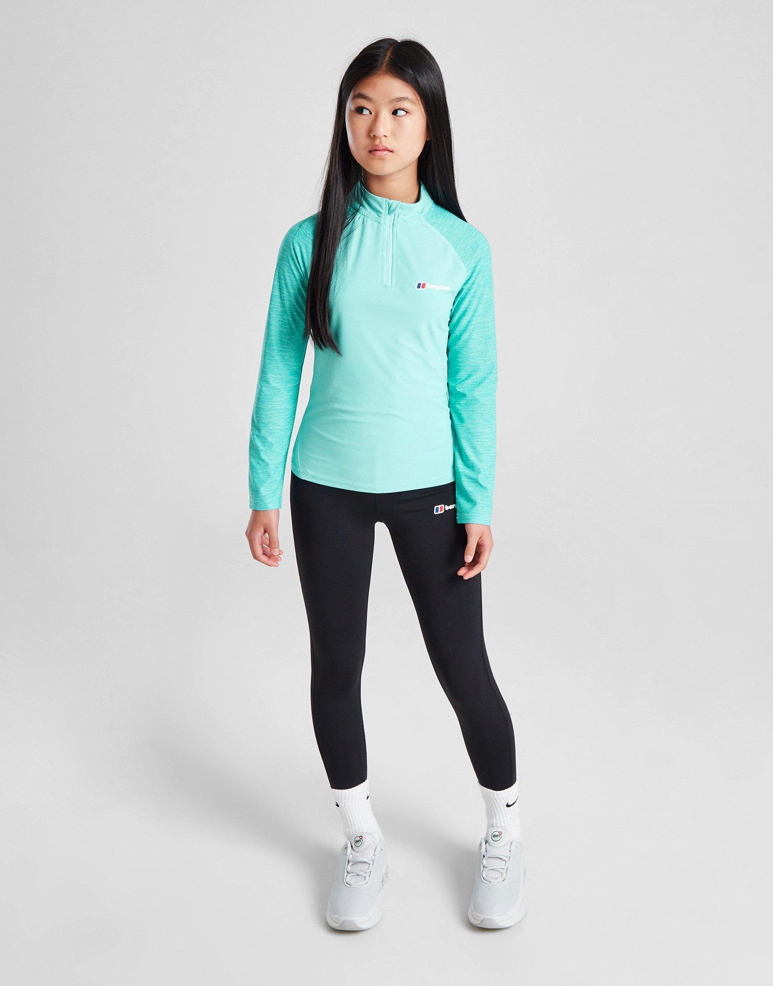 Berghaus Girls\' Stride 1/4 Zip Top Junior