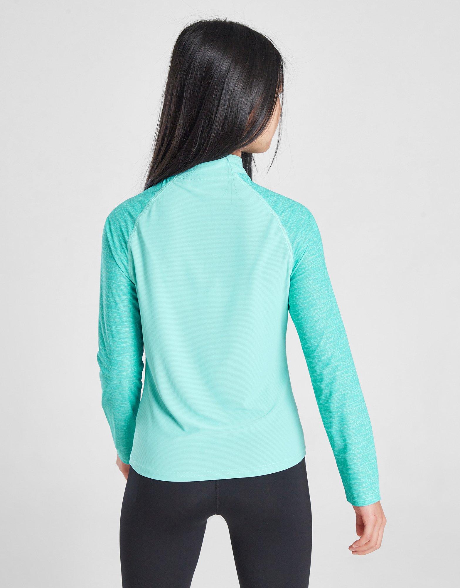 Berghaus Girls\' Stride 1/4 Zip Top Junior