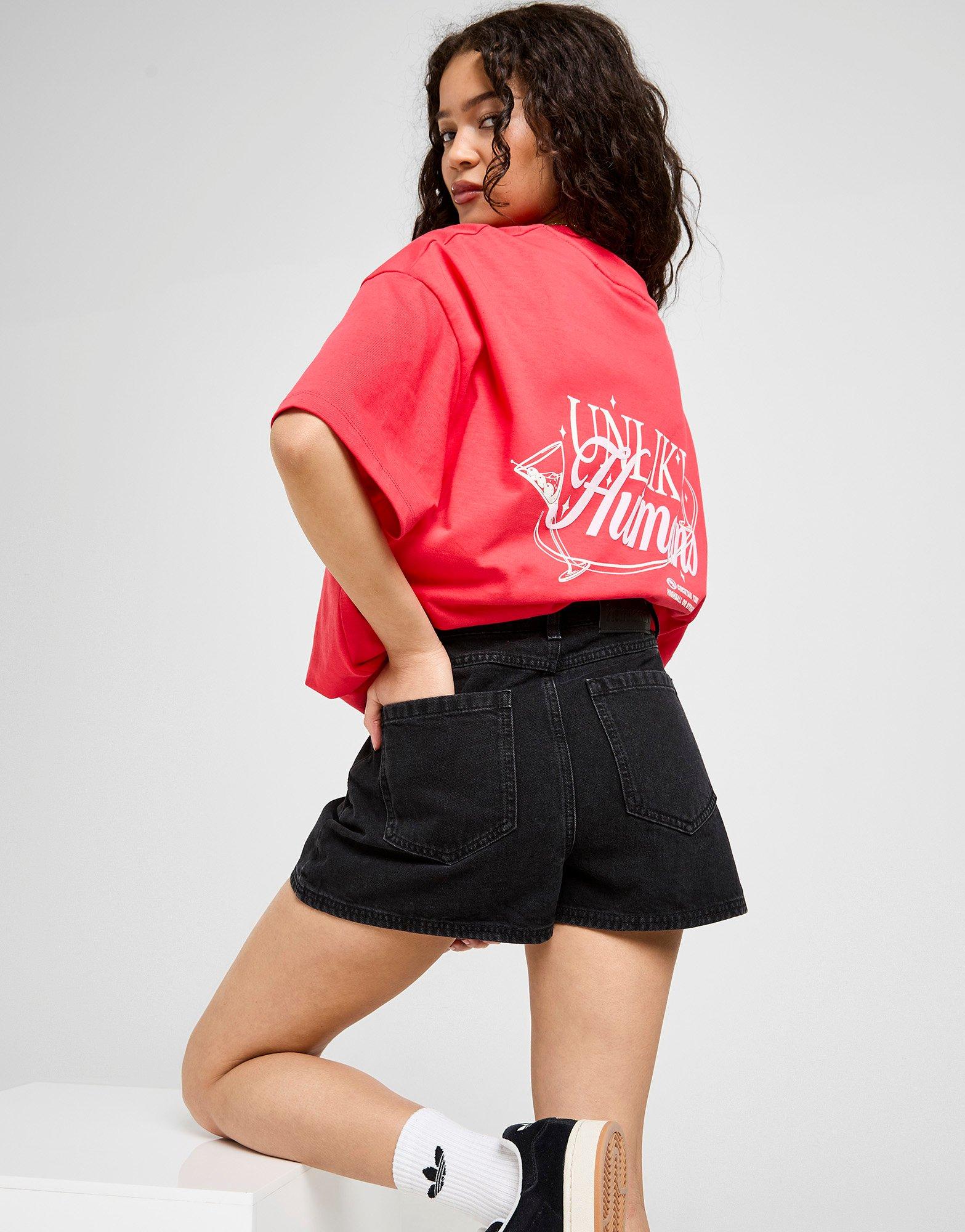 Unlike Humans High-Rise Mom Shorts