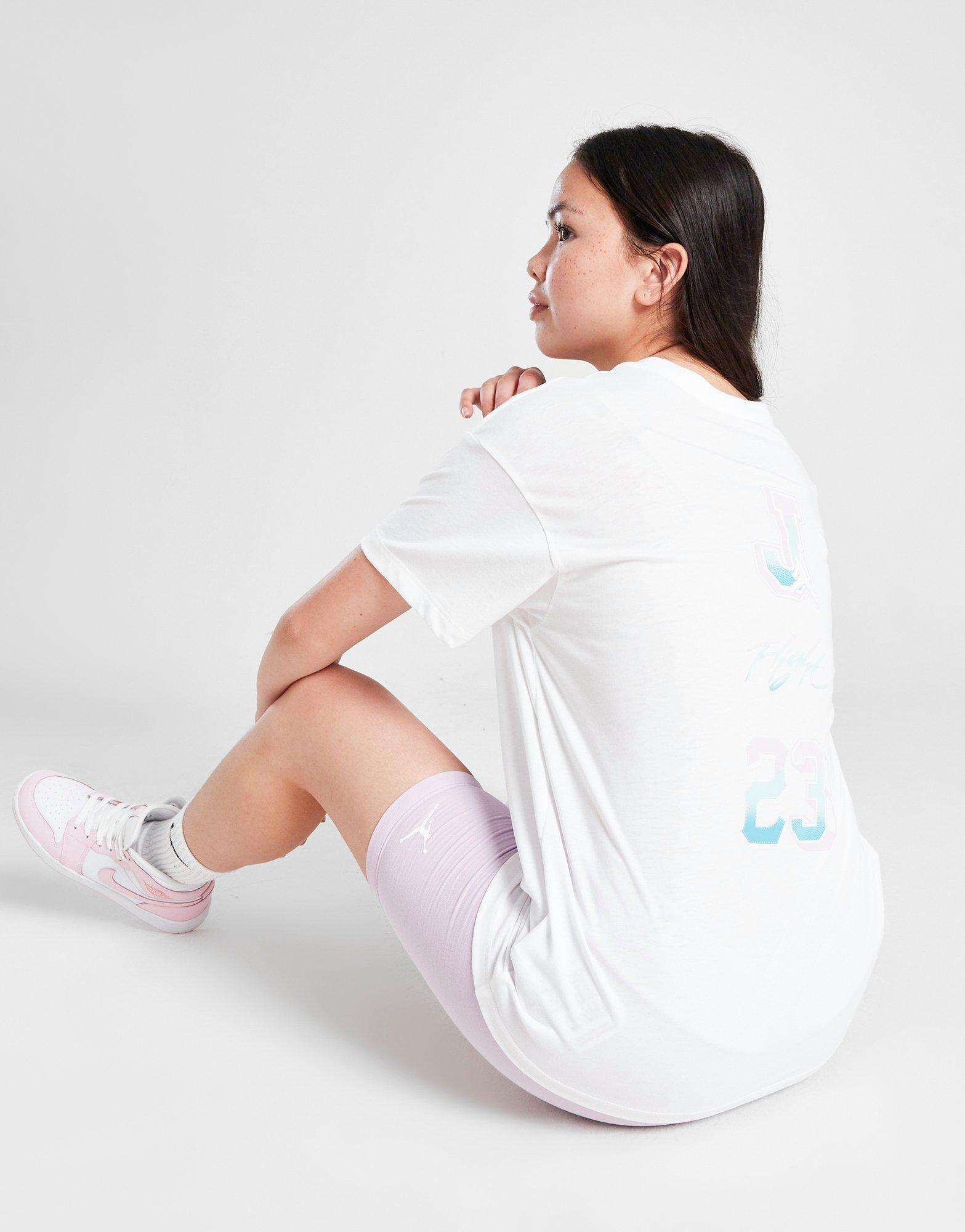 Jordan Girls\' Fade Back Graphic T-Shirt Kinder Jordan Girls\' Fade Back Graphic T-Shirt Kinder