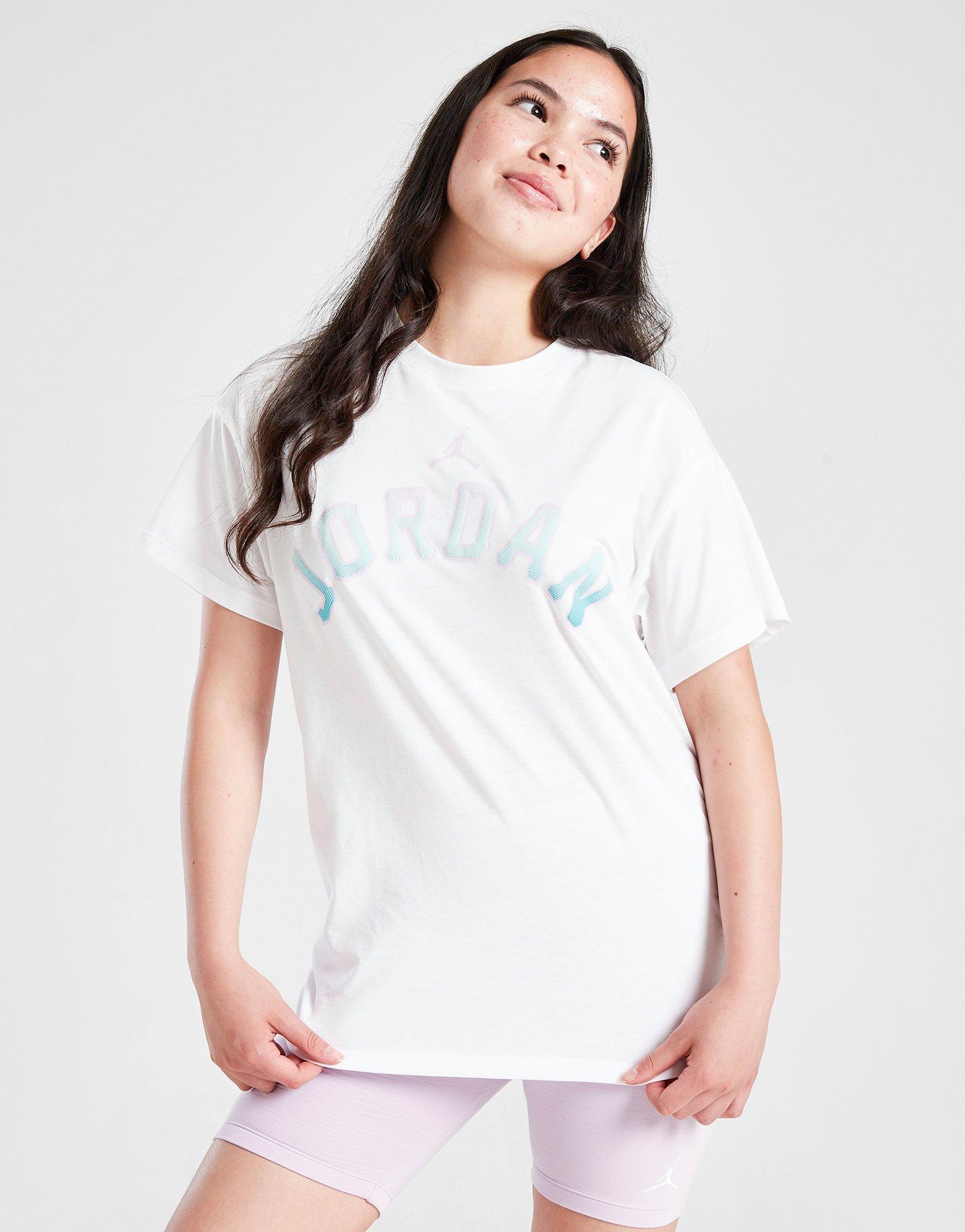 Jordan Girls\' Fade Back Graphic T-Shirt Kinder Jordan Girls\' Fade Back Graphic T-Shirt Kinder