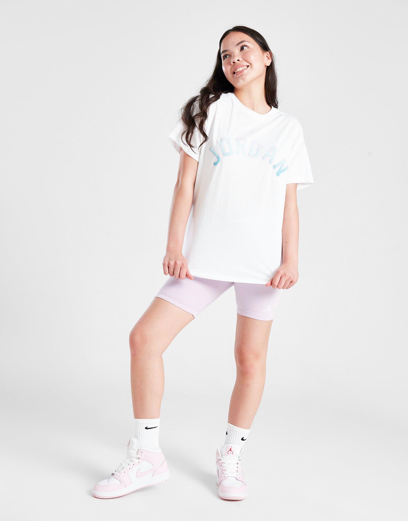 Jordan Girls\' Fade Back Graphic T-Shirt Kinder Jordan Girls\' Fade Back Graphic T-Shirt Kinder