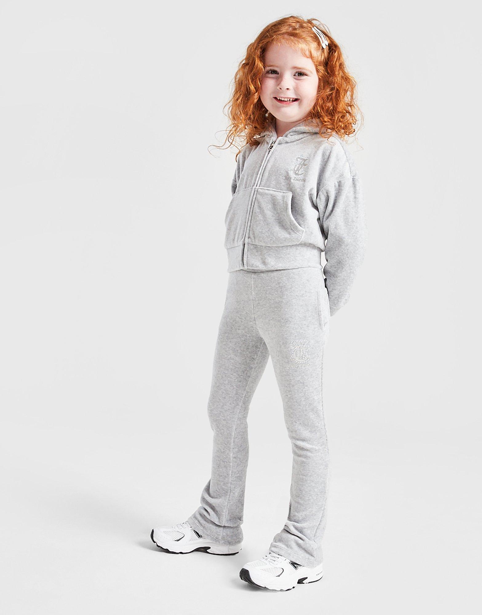 JUICY COUTURE Velour Hoodie/Flares Trainingsanzug Kleinkinder