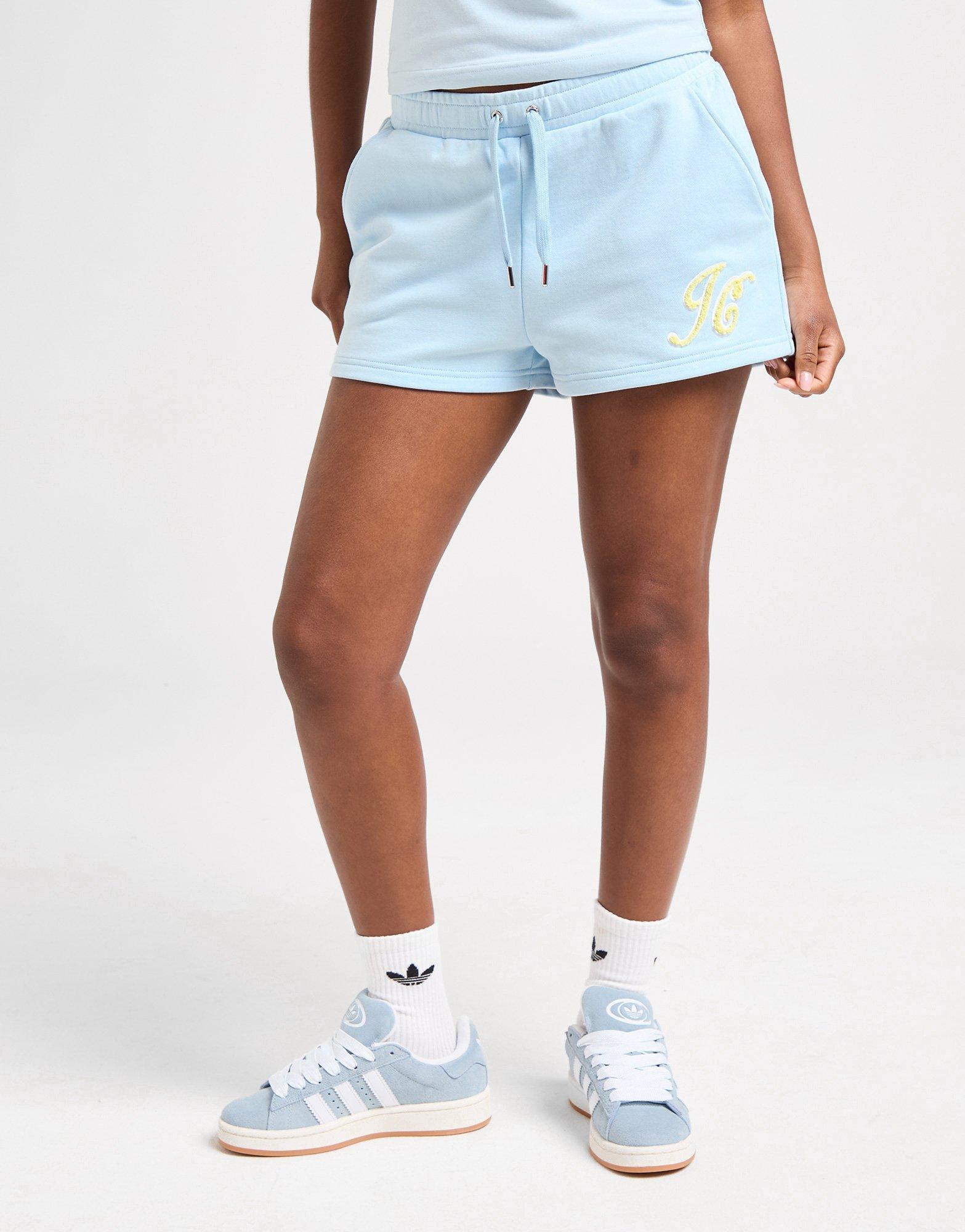 JUICY COUTURE Script Boucle Logo Shorts