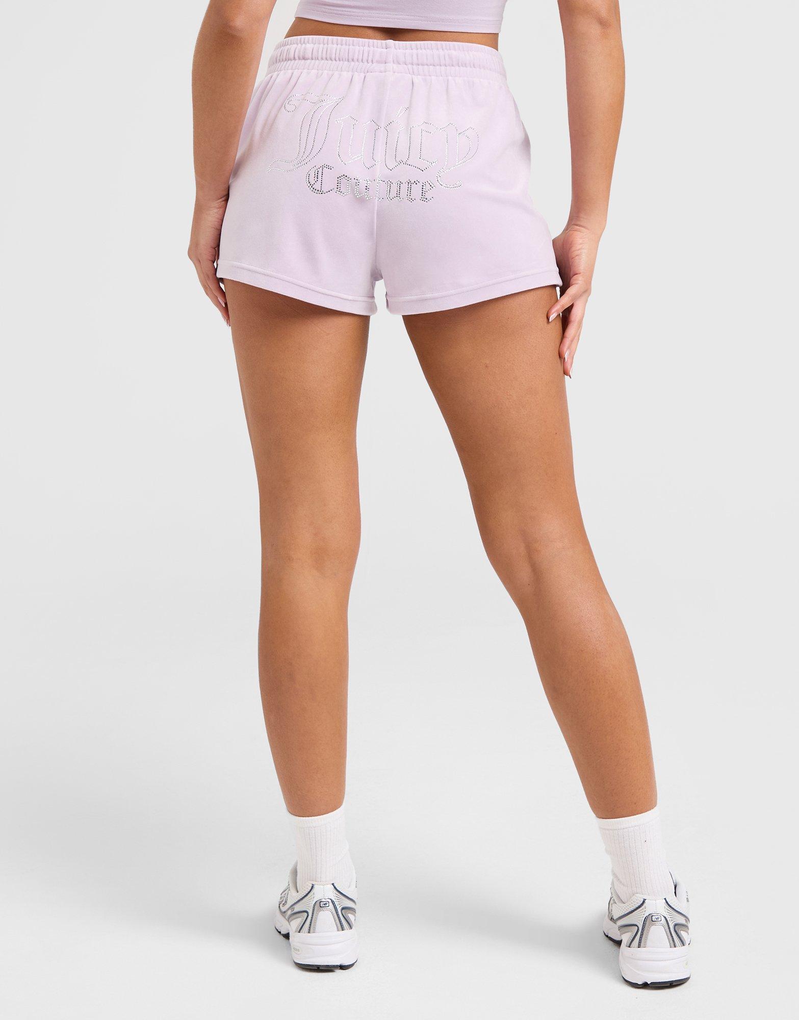 JUICY COUTURE Diamante JC Logo Shorts