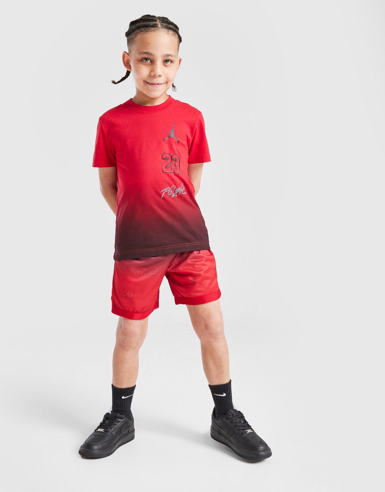 Jordan Jumpman Shot T-Shirt/Shorts Set Children Jordan Jumpman Shot T-Shirt/Shorts Set Children