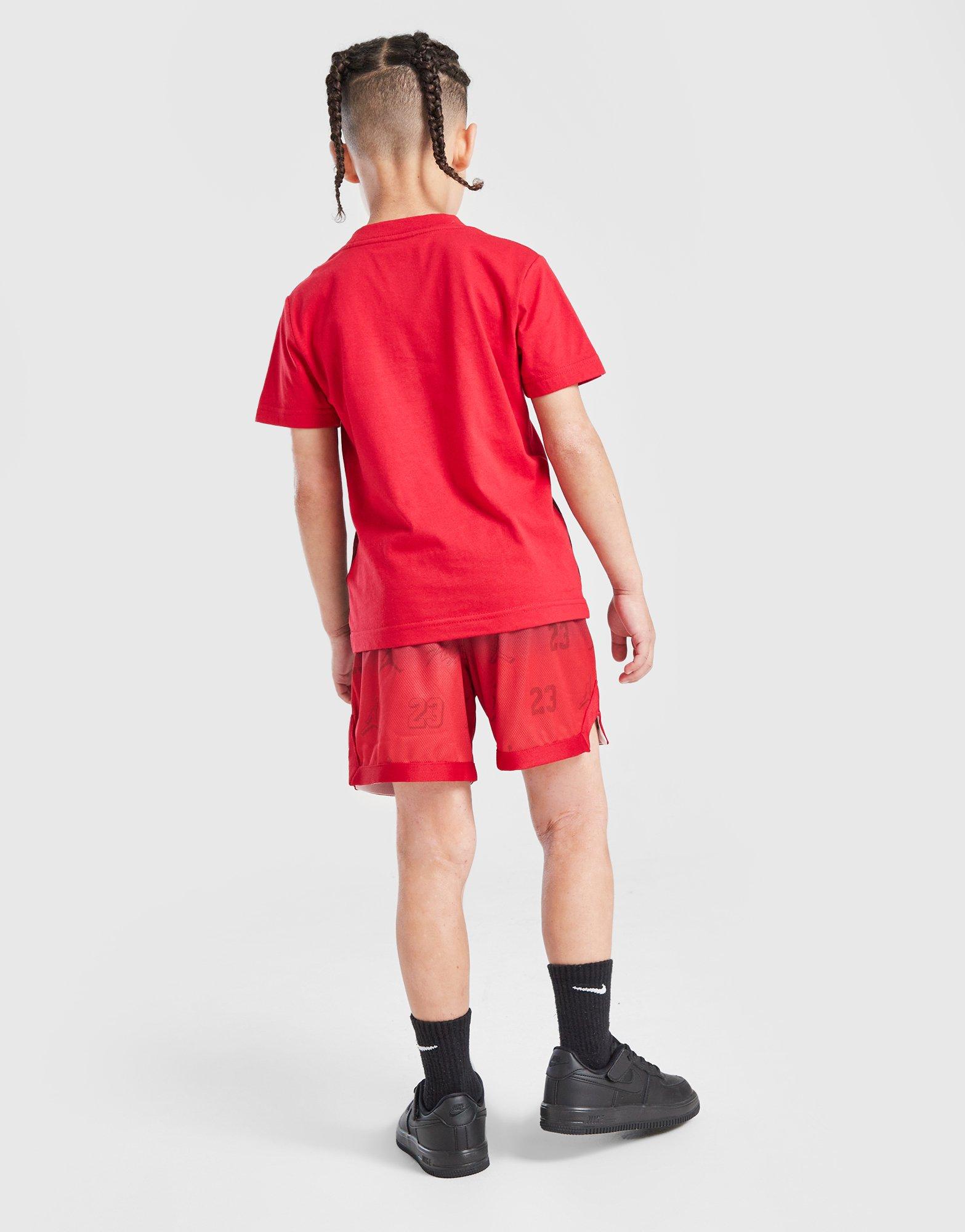 Jordan Jumpman Shot T-Shirt/Shorts Set Children Jordan Jumpman Shot T-Shirt/Shorts Set Children
