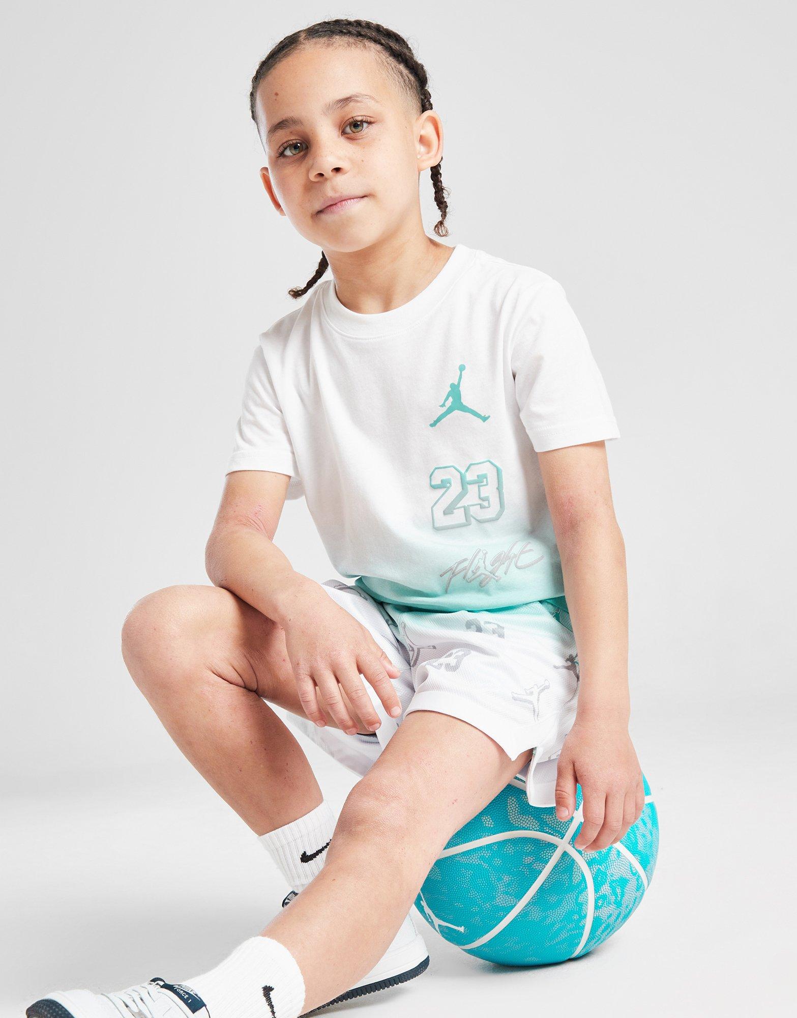 Jordan Jumpman Shot T-Shirt/Shorts Set Children Jordan Jumpman Shot T-Shirt/Shorts Set Children