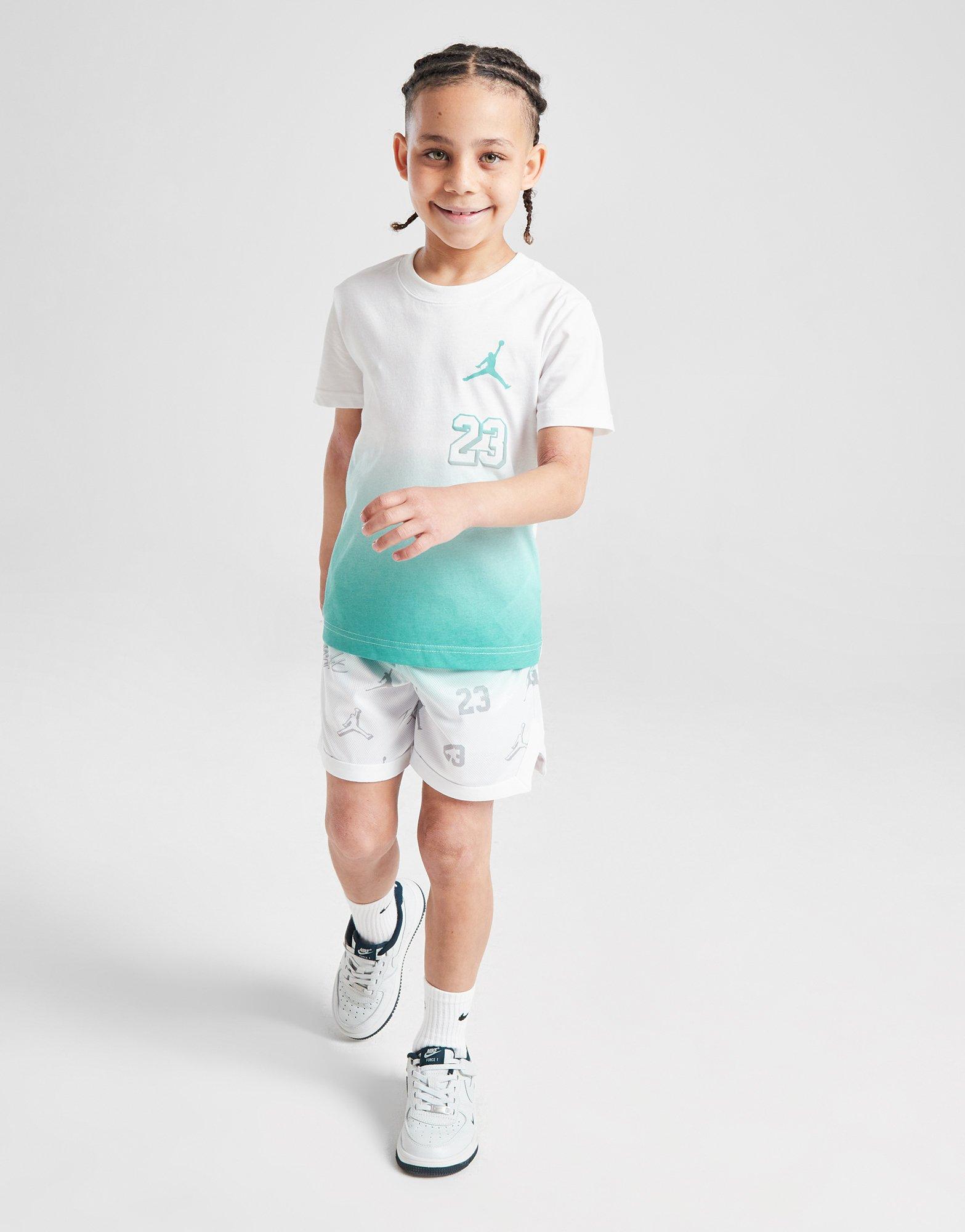 Jordan Jumpman Shot T-Shirt/Shorts Set Children Jordan Jumpman Shot T-Shirt/Shorts Set Children