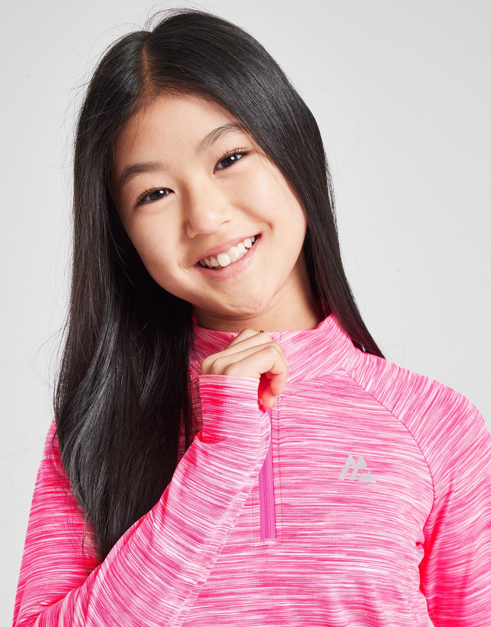 MONTIREX Girls\' Trail 1/4 Zip Top Junior