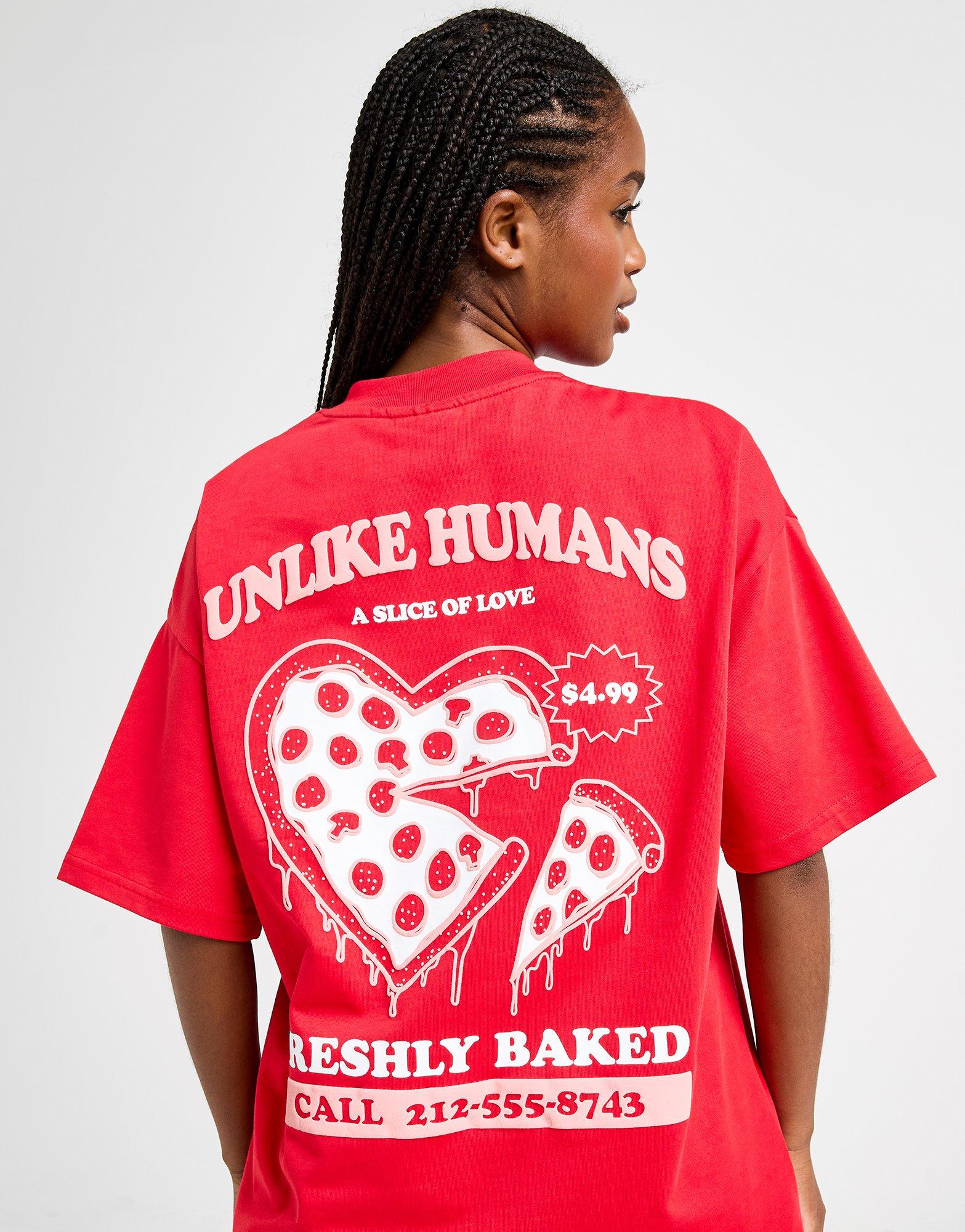 Unlike Humans Pizza T-Shirt