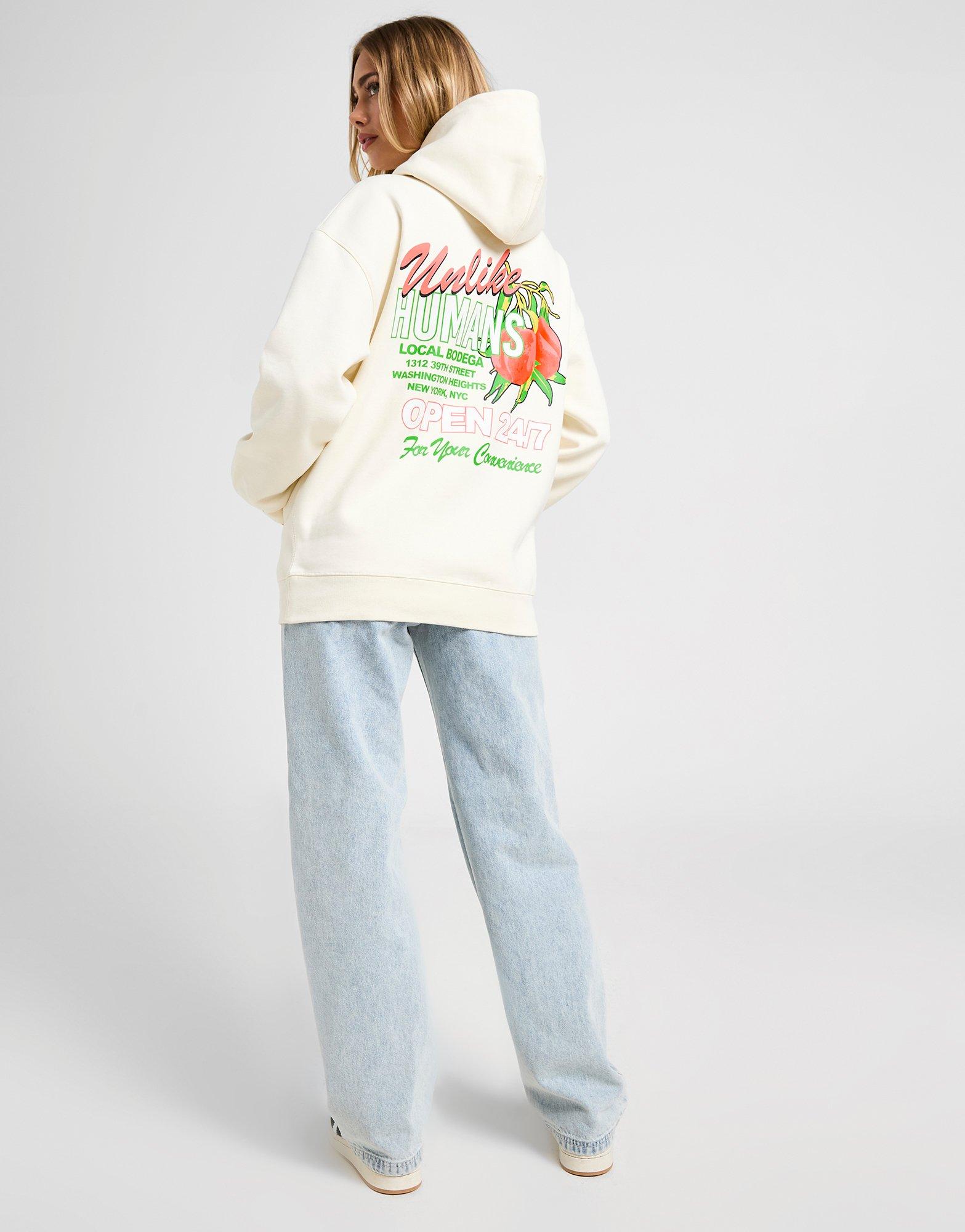 Unlike Humans Peach Overhead Hoodie