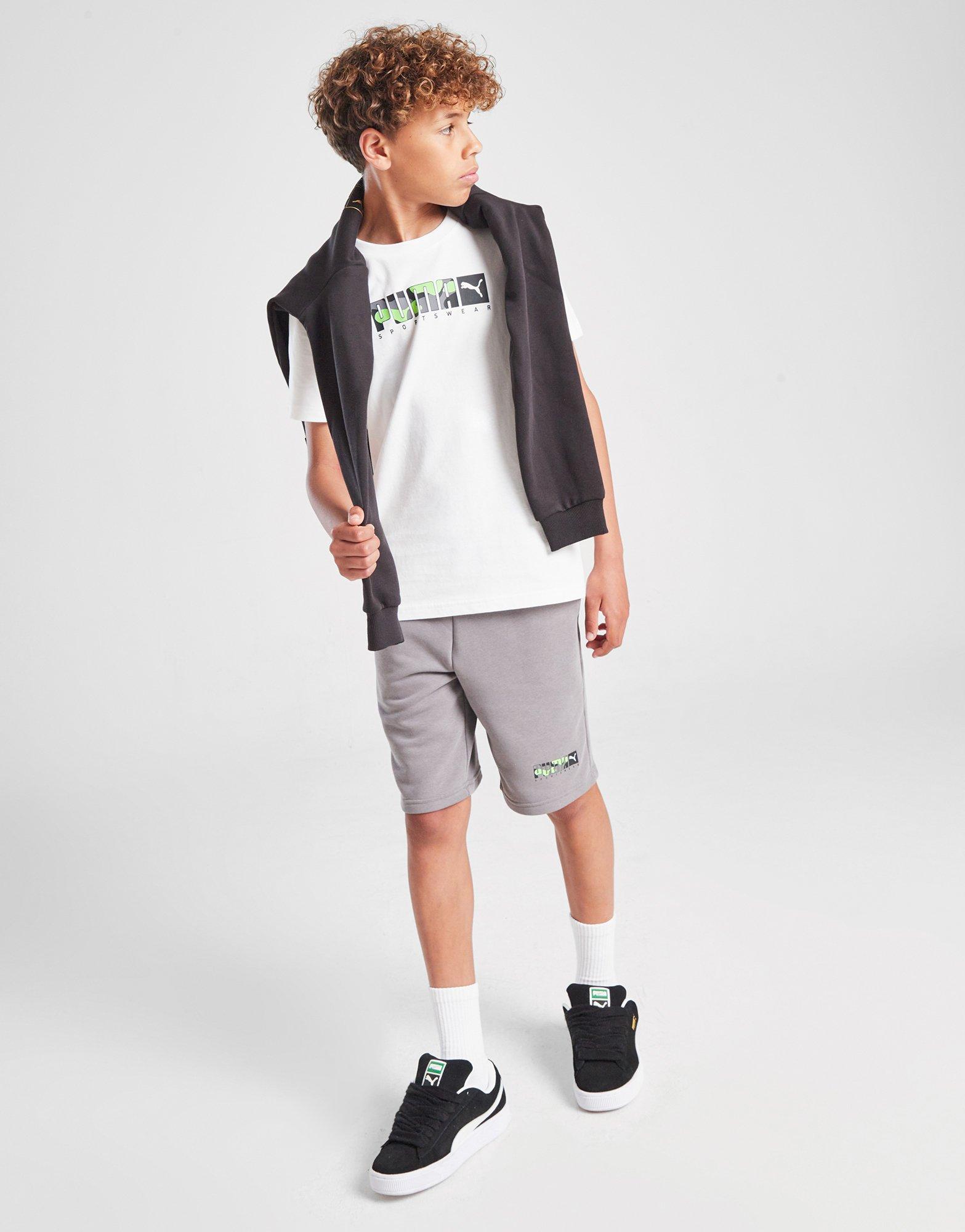 PUMA Core Camo Logo T-Shirt Junior