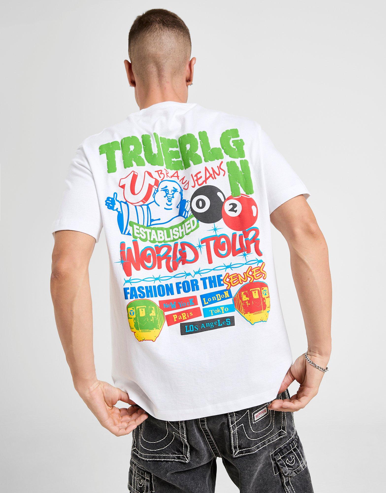 True Religion World Tour Pool Ball T-Shirt True Religion World Tour Pool Ball T-Shirt