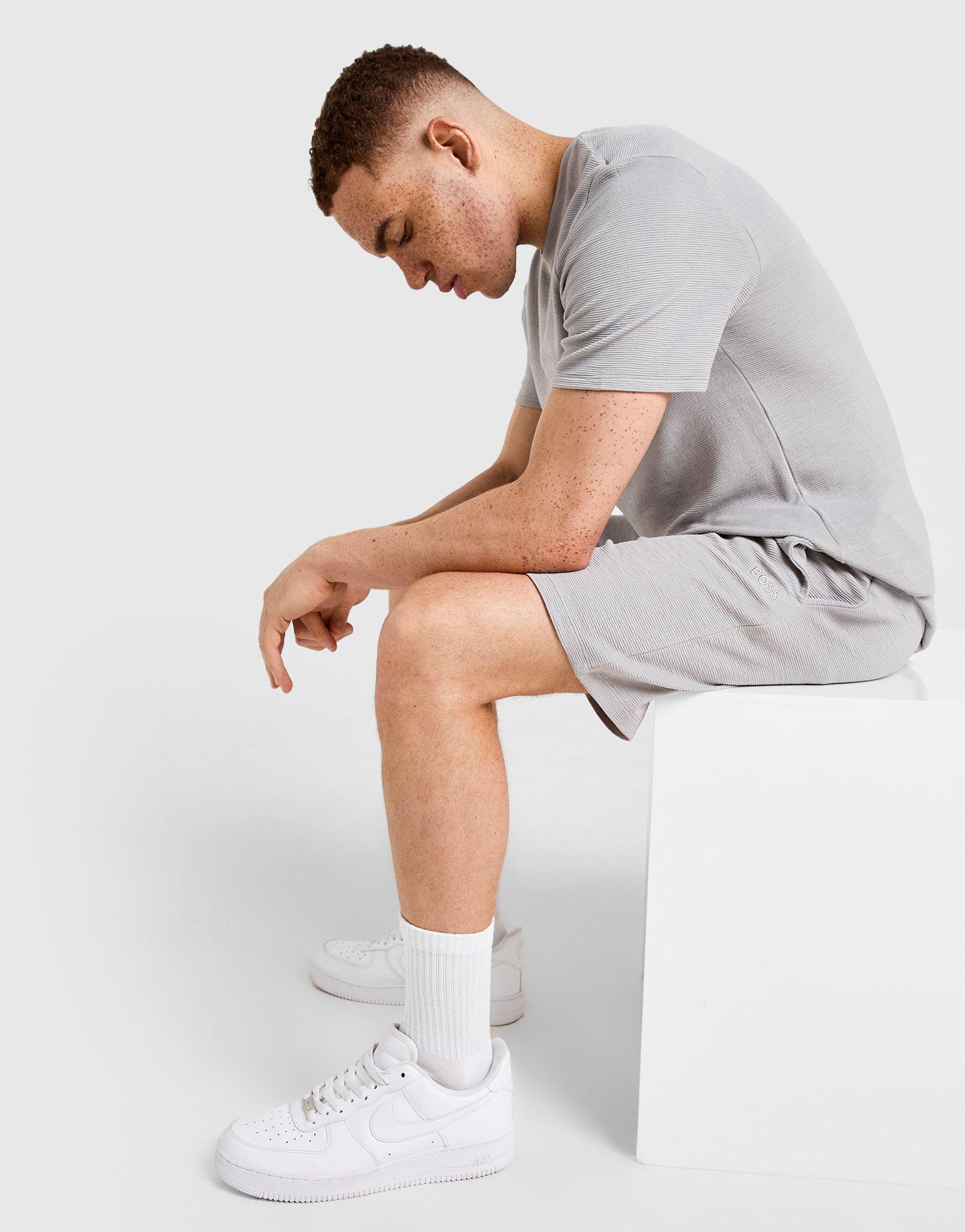 BOSS Ottoman Ribbed Shorts