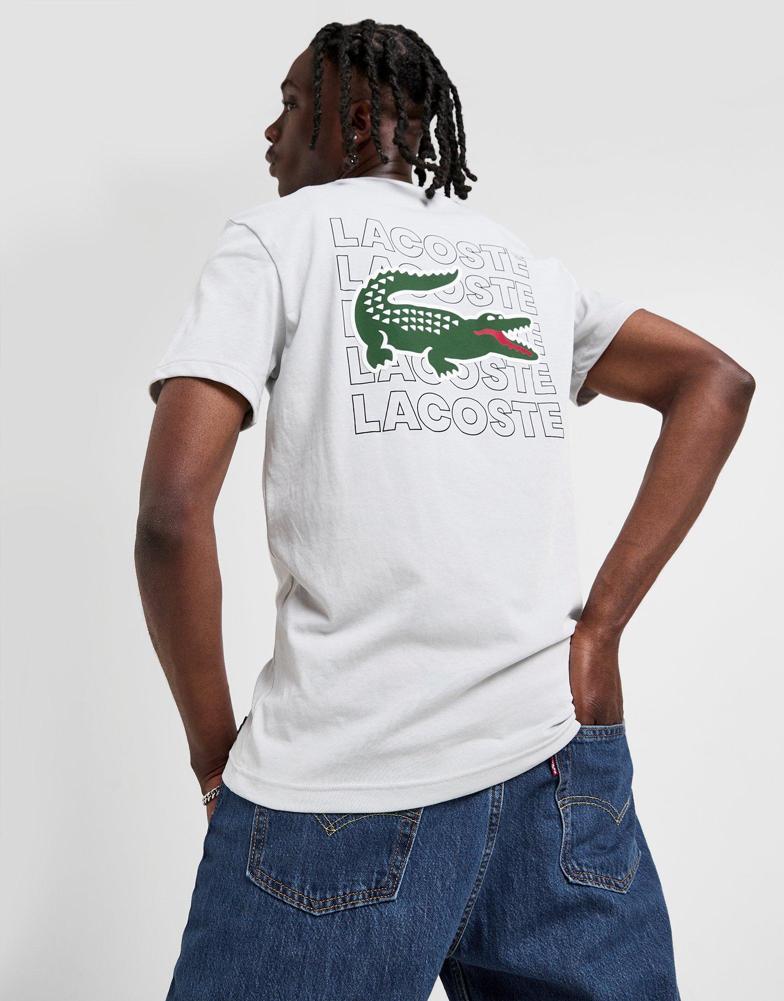 Lacoste Repeat Back Print T-Shirt