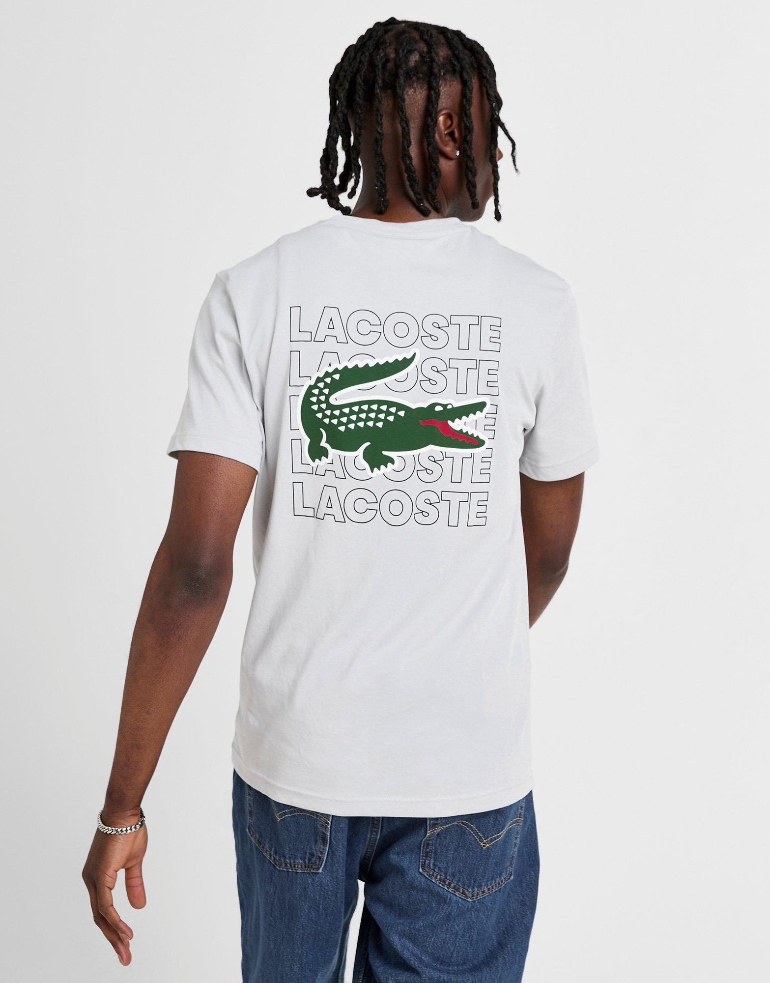 Lacoste Repeat Back Print T-Shirt
