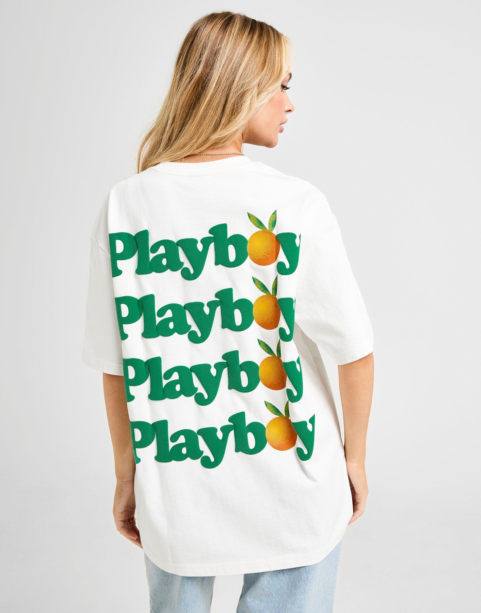 Playboy Orange Boyfriend T-Shirt