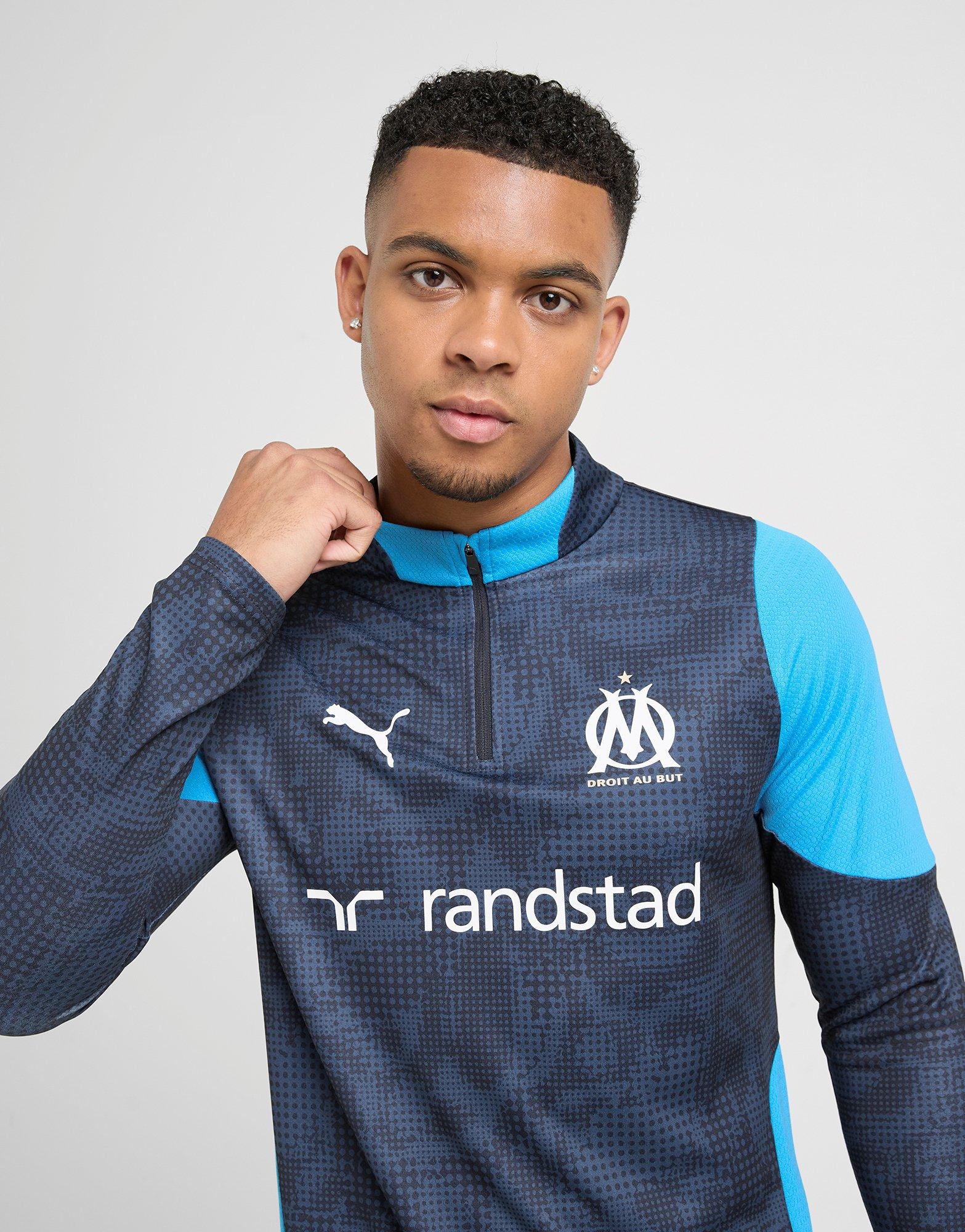 PUMA Olympique Marseille 1/4 Zip Trainingsoberteil