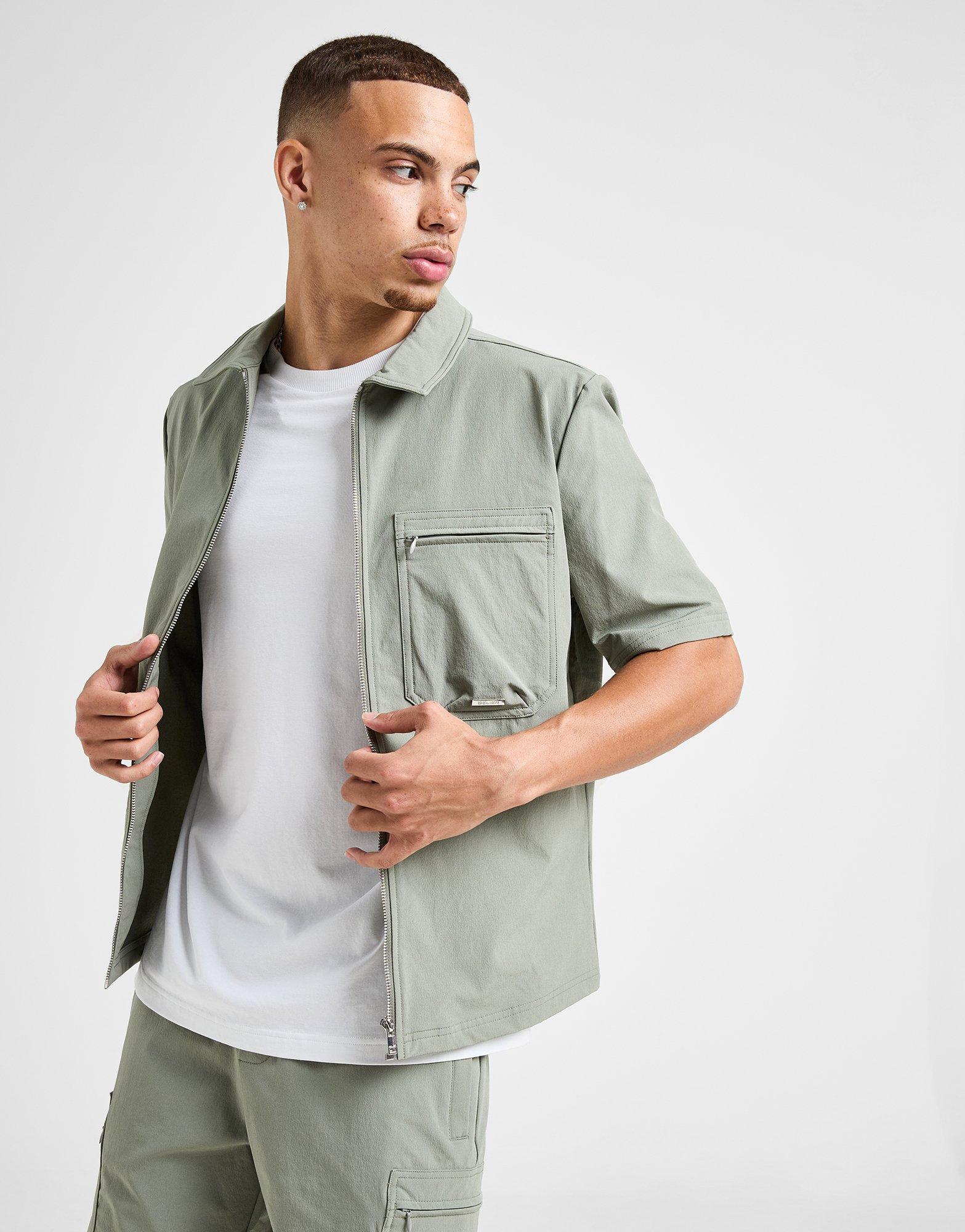 Belier Short Sleeve Zip Shirt Belier Short Sleeve Zip Shirt