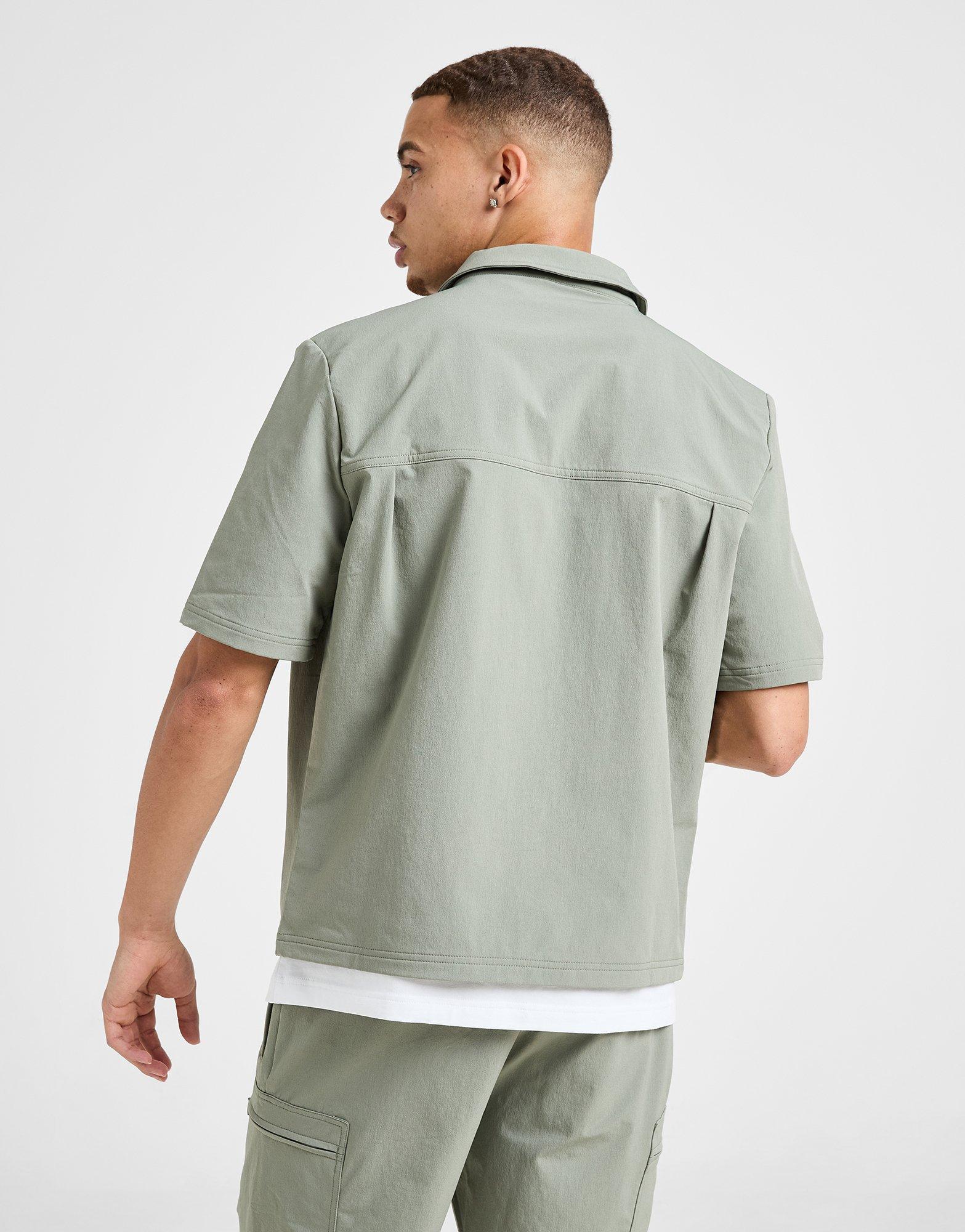 Belier Short Sleeve Zip Shirt Belier Short Sleeve Zip Shirt