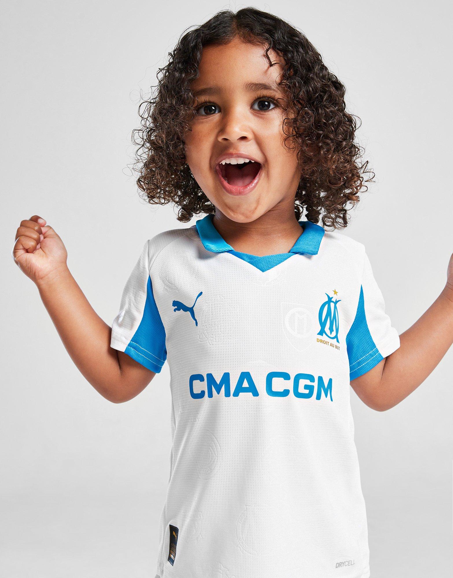 PUMA Olympique Marseille 2025/26 Heim Traikotsatz Kleinkinder