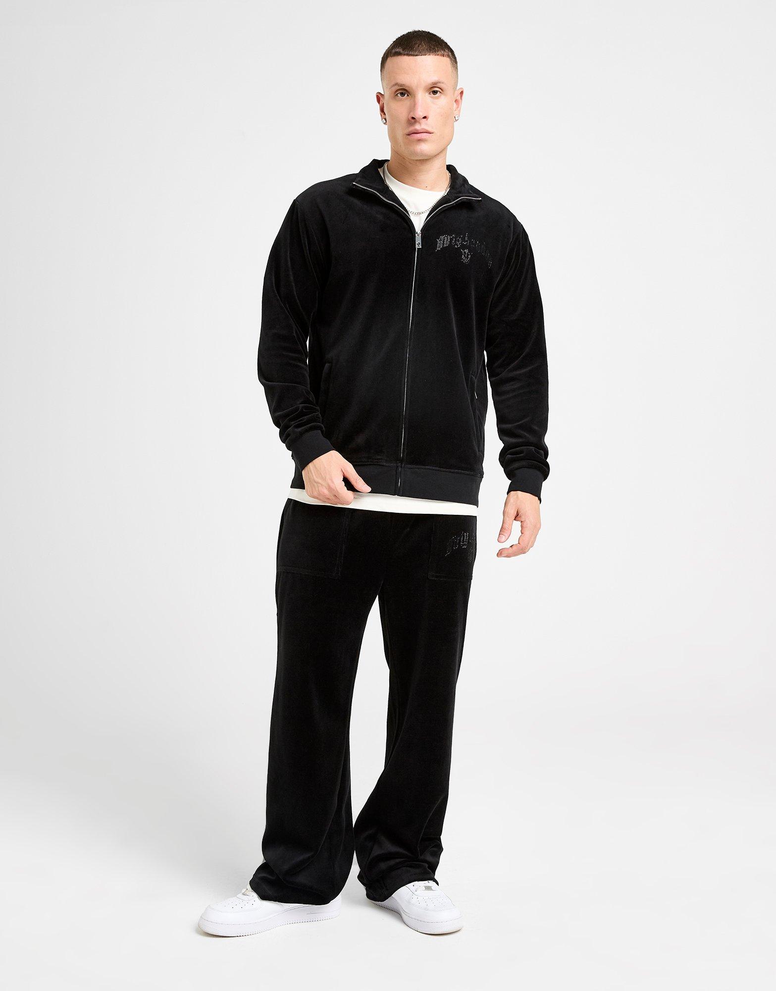 Dirty London Reed Velour Full Zip Trainingsoberteil