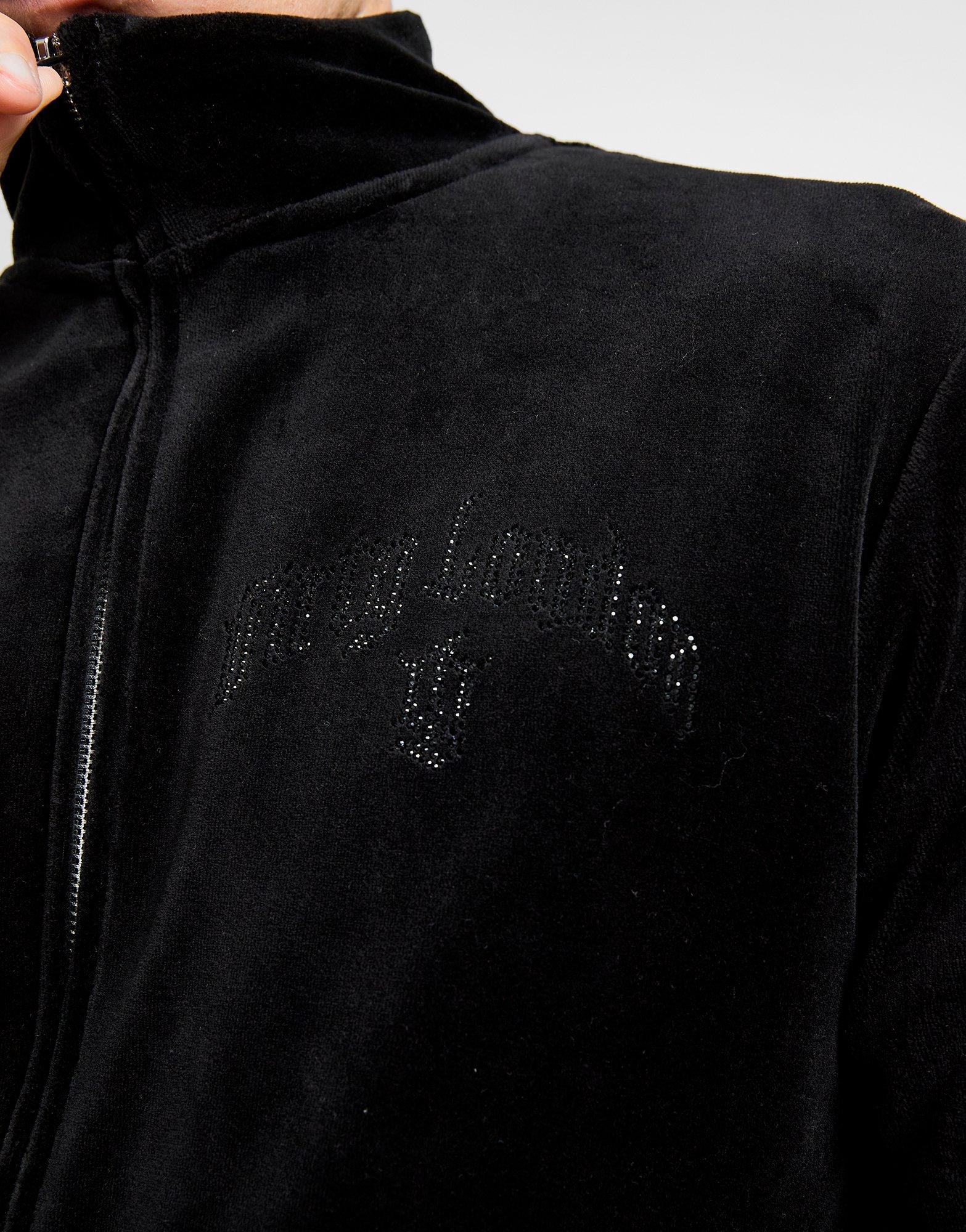 Dirty London Reed Velour Full Zip Trainingsoberteil