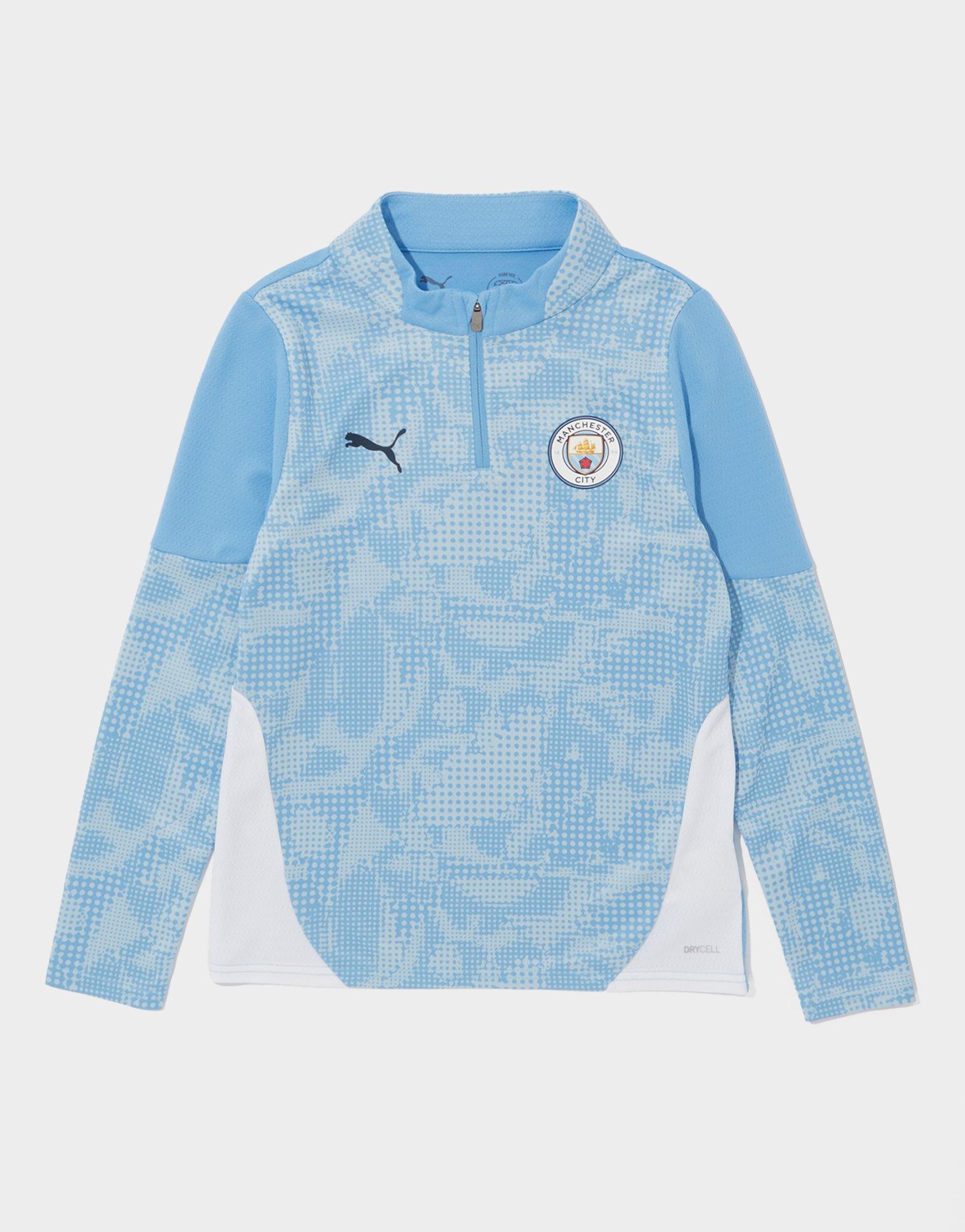 PUMA Manchester City FC 1/4 Zip Trainingsoberteil Kinder