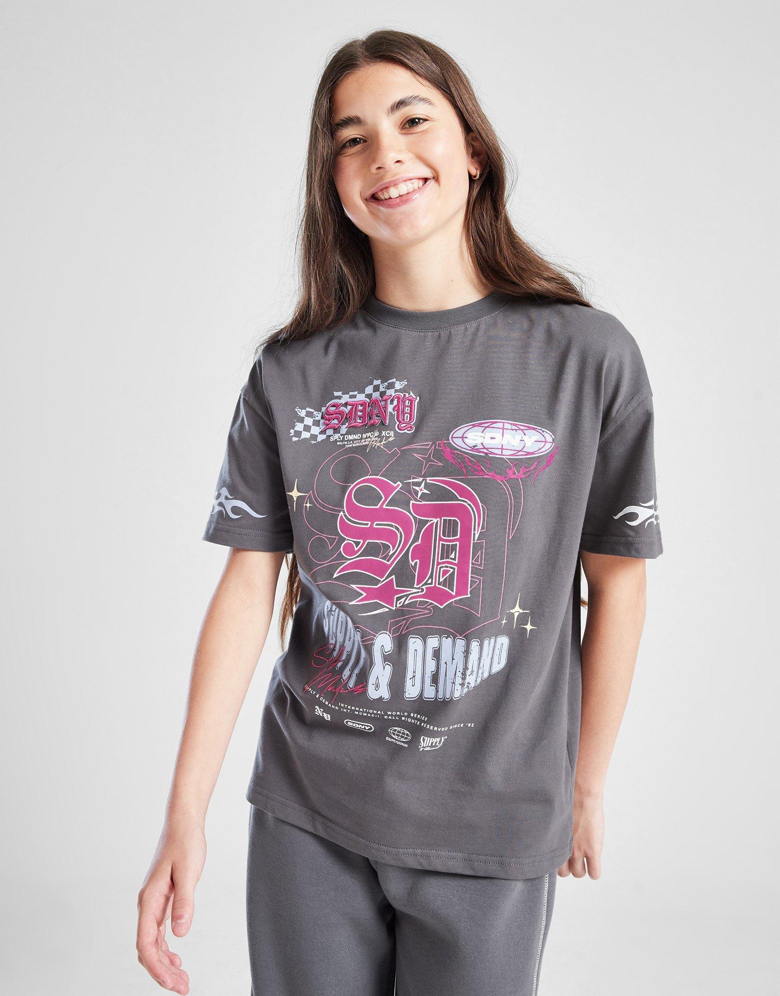 Supply & Demand Girls\' Motor T-Shirt Kinder