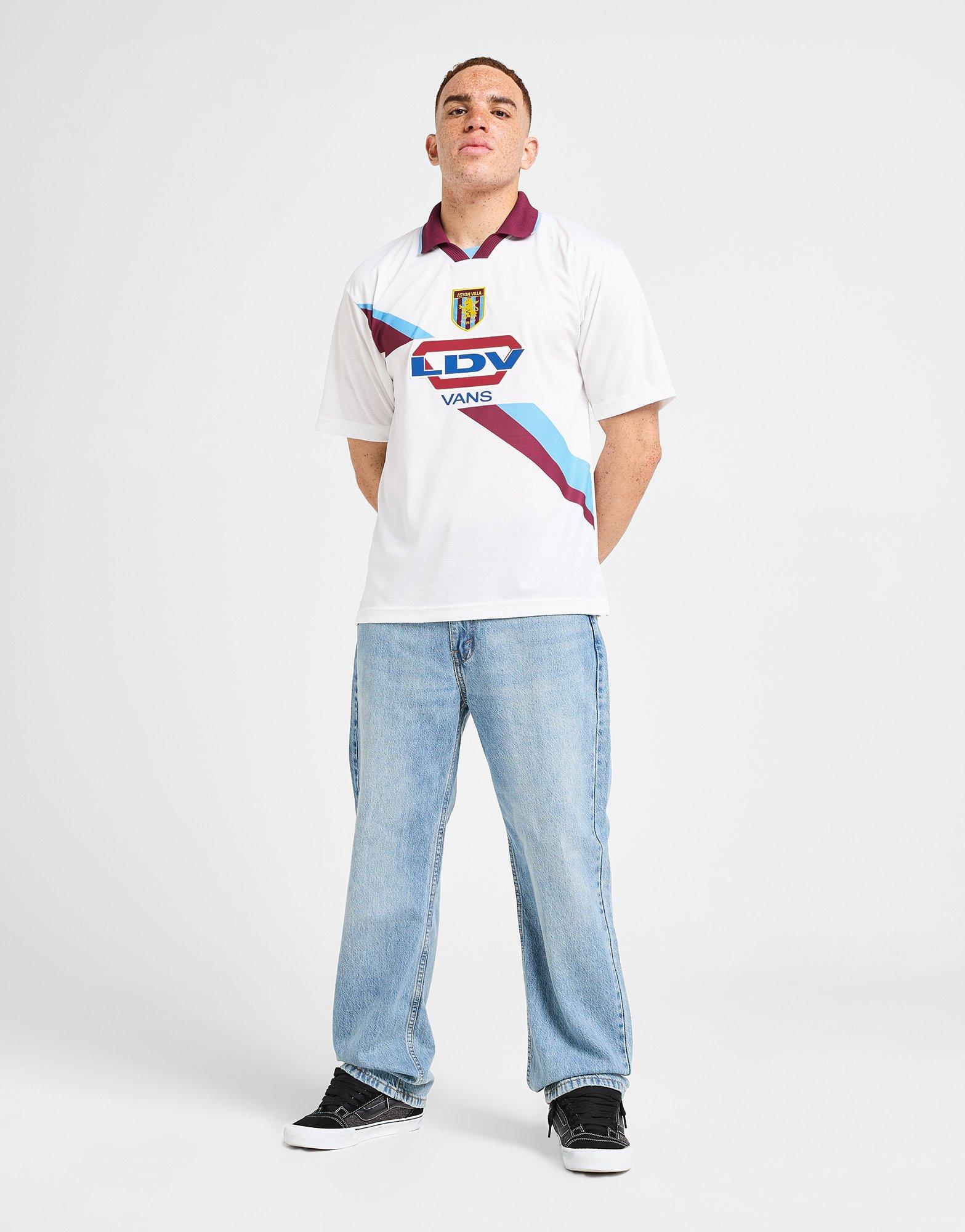 Score Draw Aston Villa FC \'00 Retro Auswärts Shirt