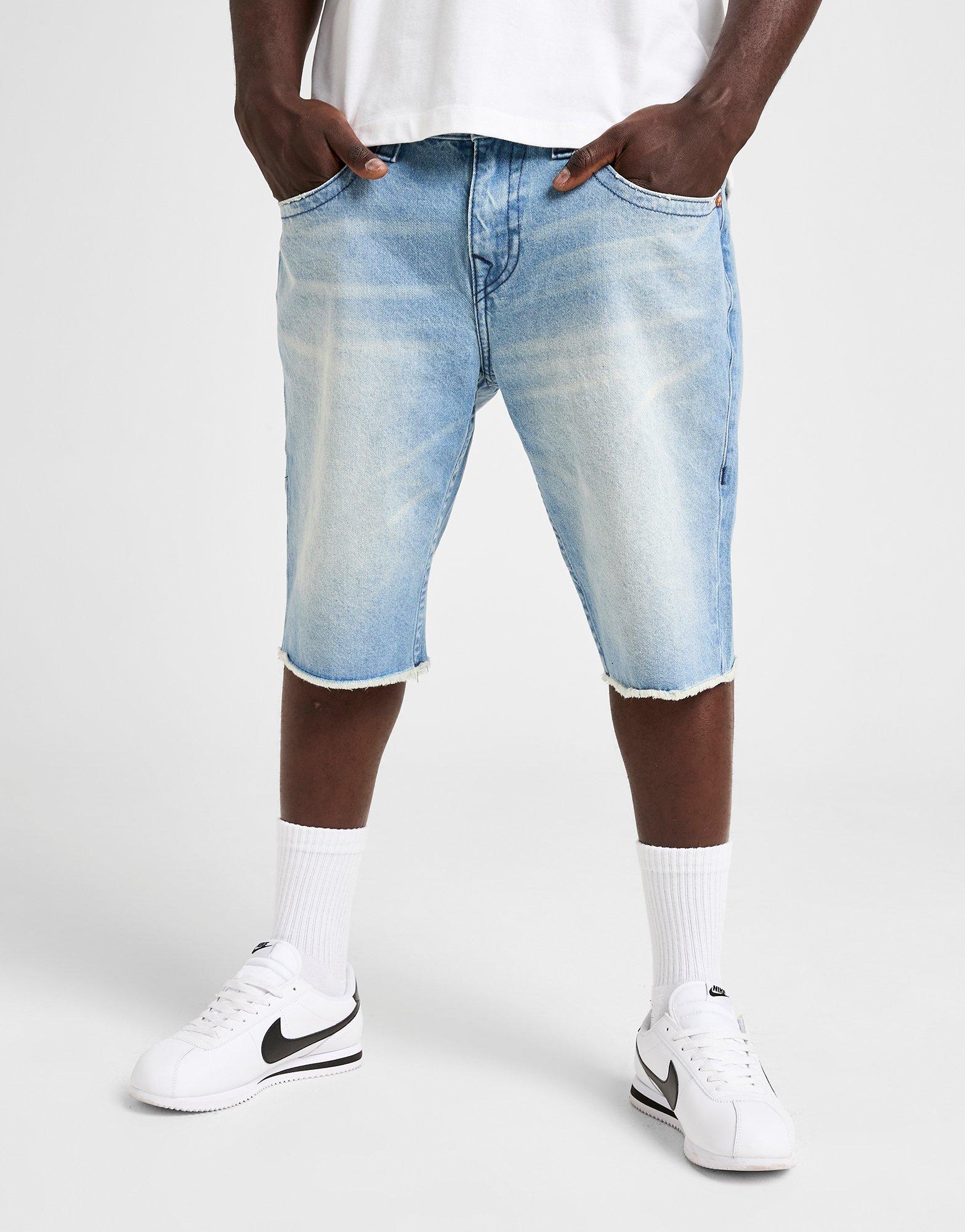 True Religion Ricky Raw Hem Jorts