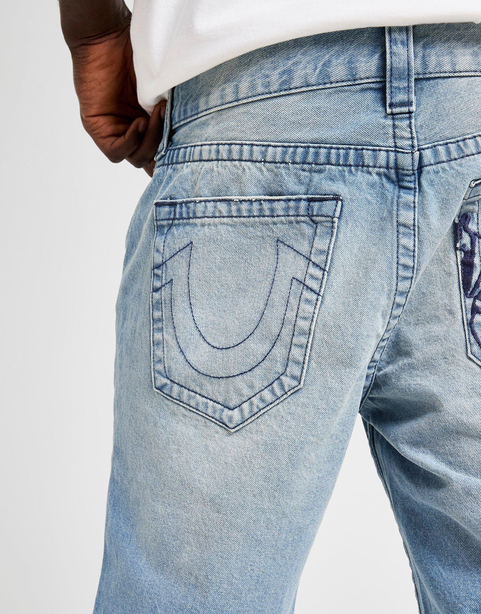 True Religion Ricky Raw Hem Jorts