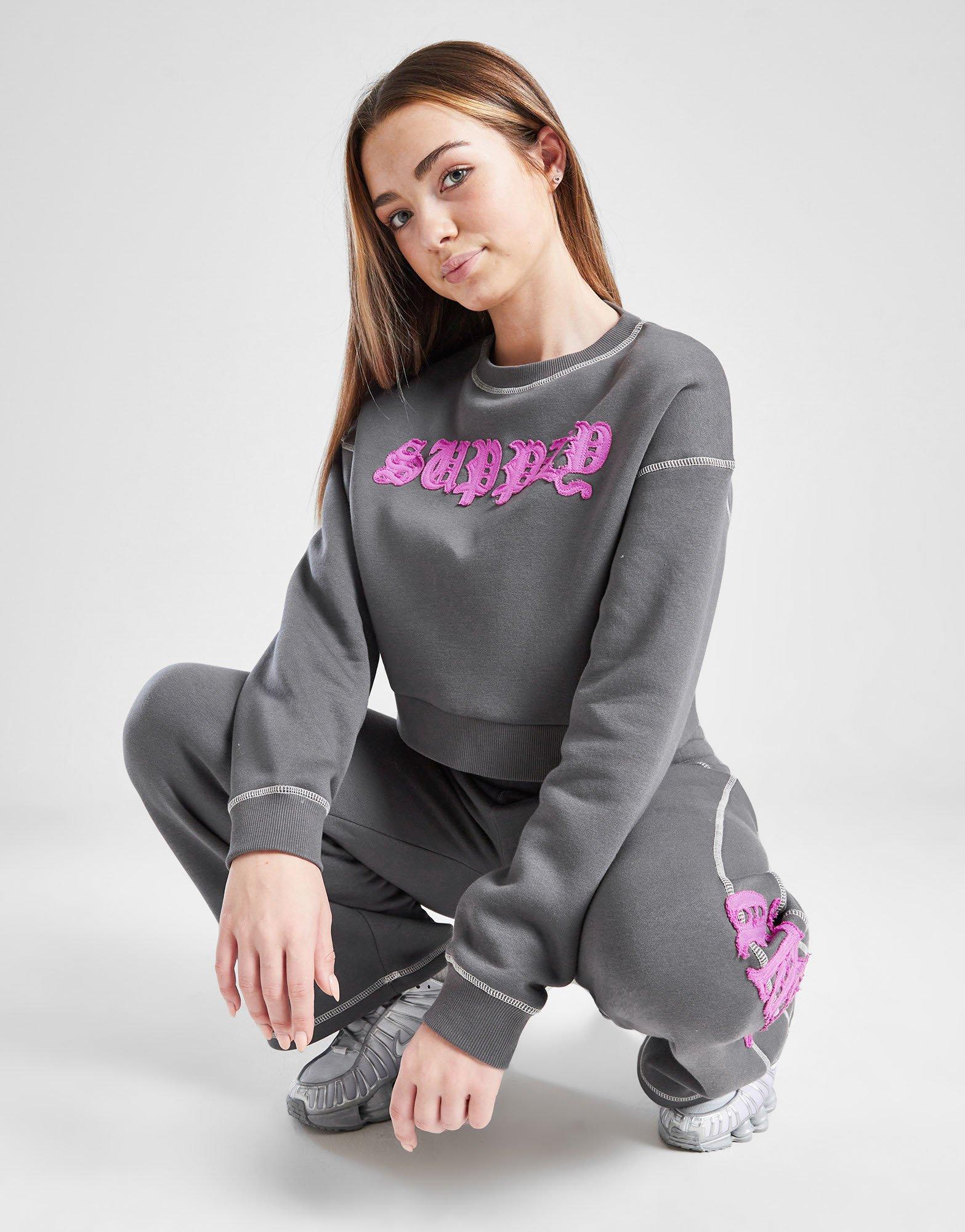 Supply & Demand Girls\' Hattan Crew Sweatshirt Junior