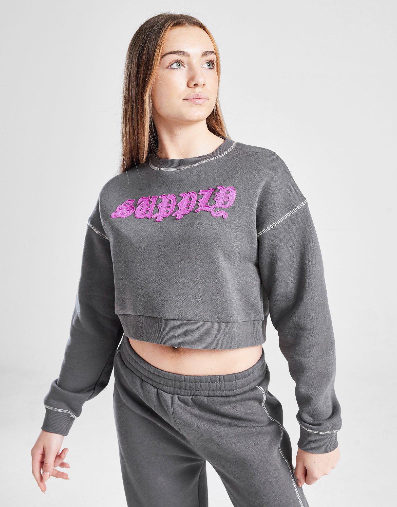 Supply & Demand Girls\' Hattan Crew Sweatshirt Junior