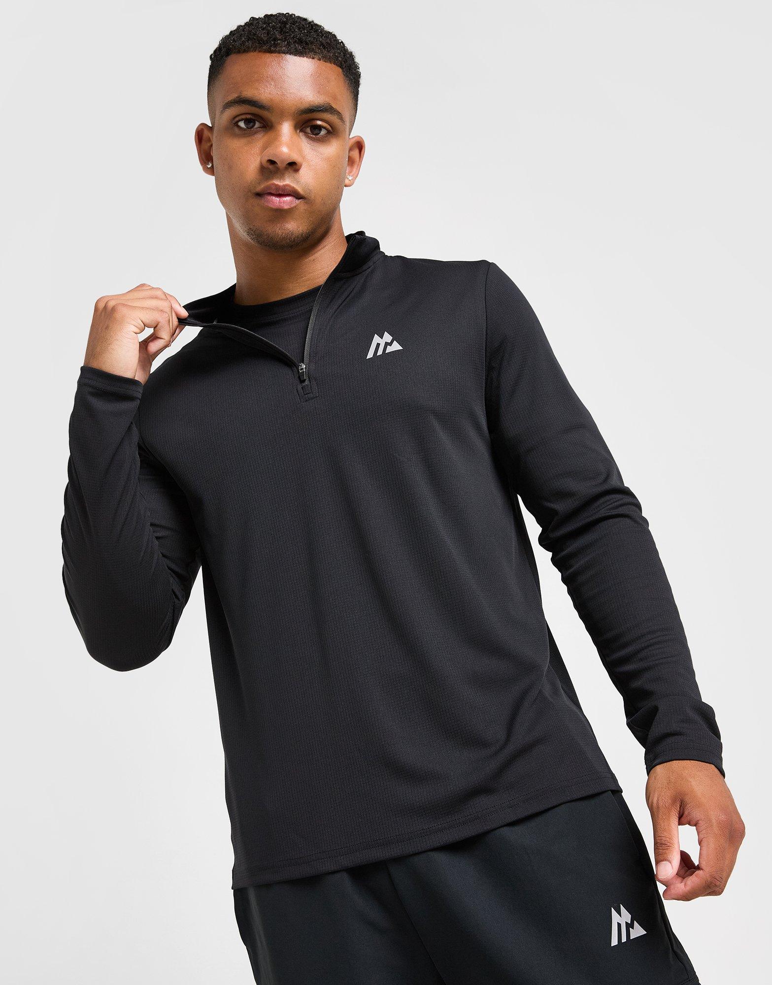 MONTIREX Peak Grid 1/4 Zip Top